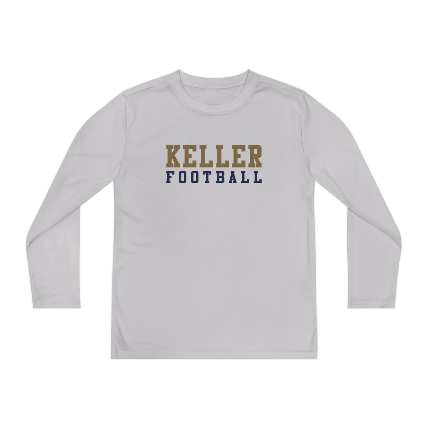 Youth Keller Football Sport-Tek Performance Long Sleeve
