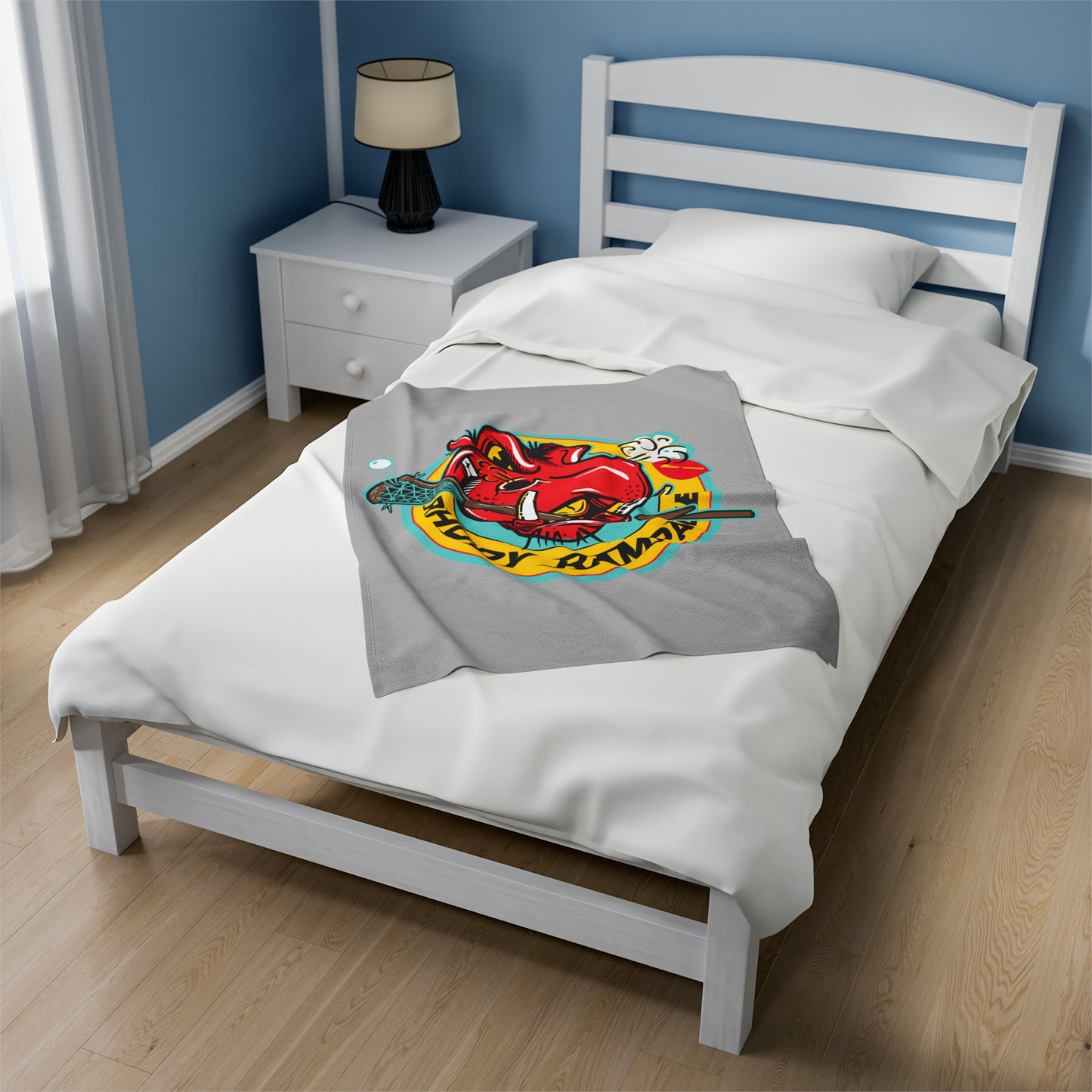 RI Rampage Velveteen Plush Blanket
