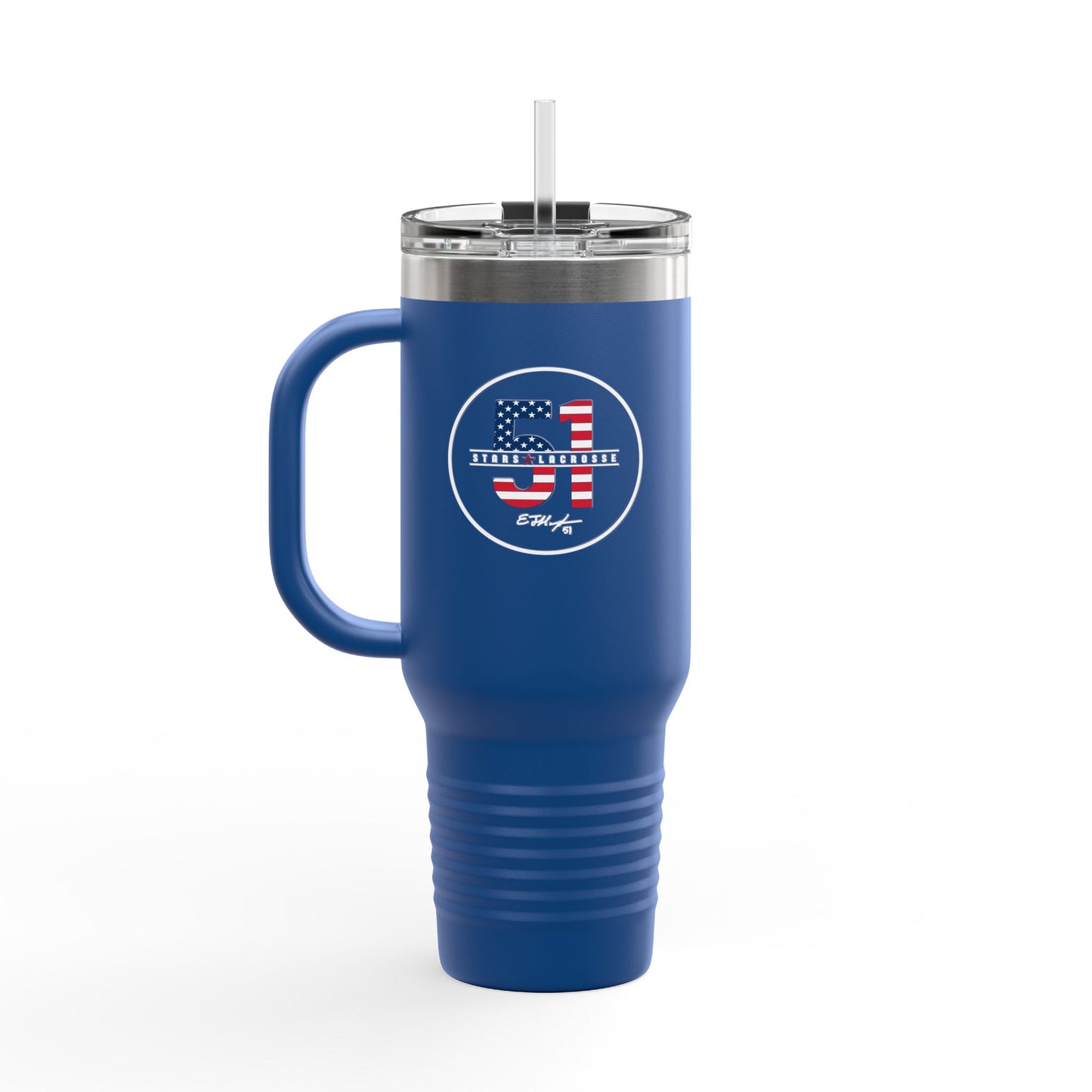 51 Stars Lacrosse Insulated Travel Mug (40oz)