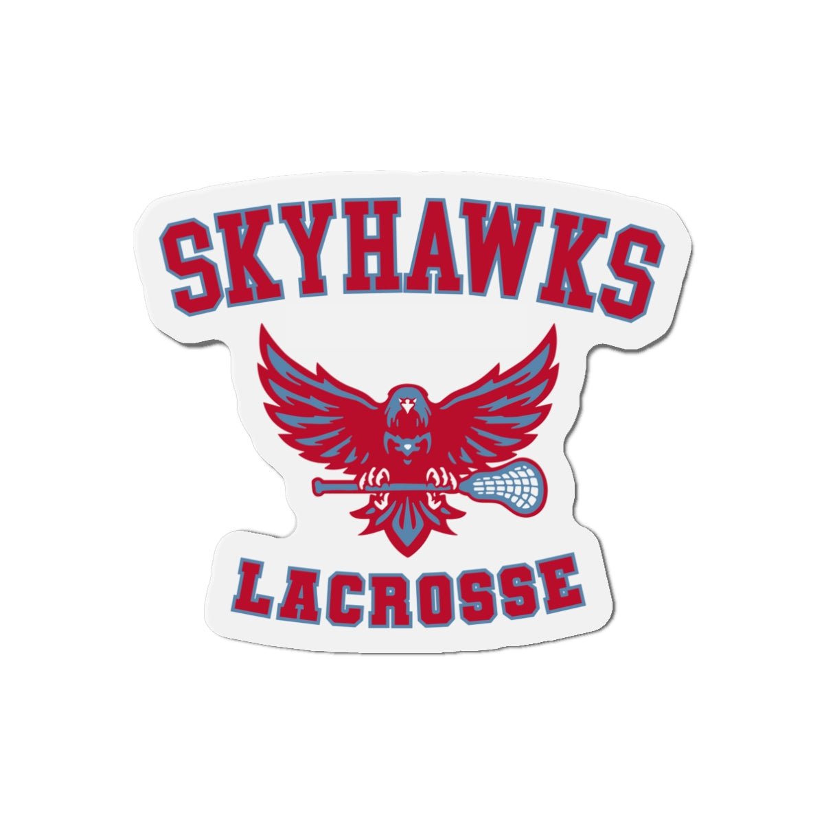 Crystal City Skyhawks Die-Cut Magnet