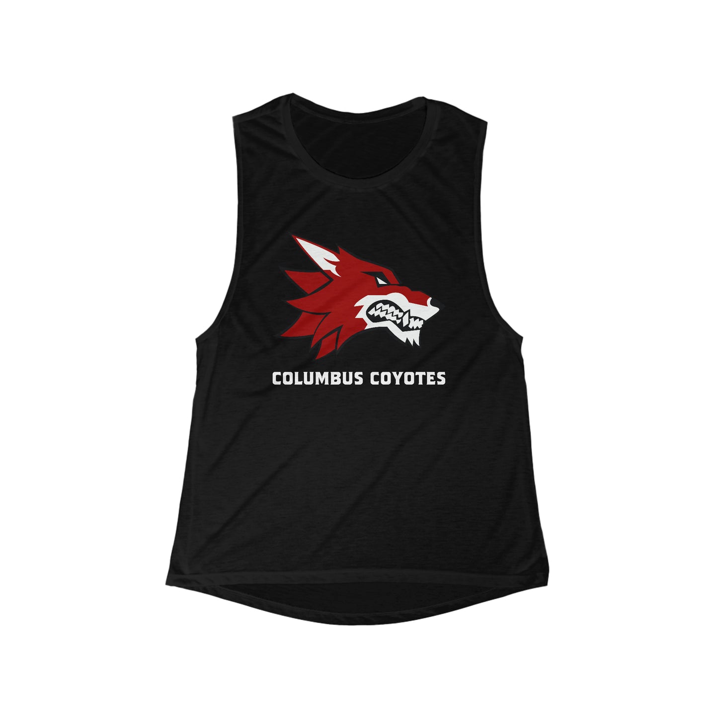 Women's Columbus Coyotes Bella + Canvas Flowy Scoop Sport Tank