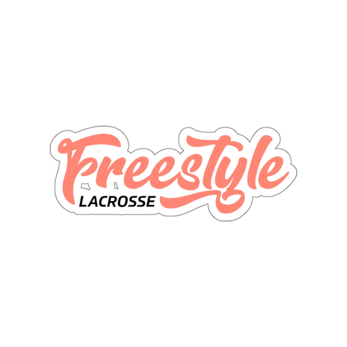 Freestyle Lacrosse Die-Cut Stickers