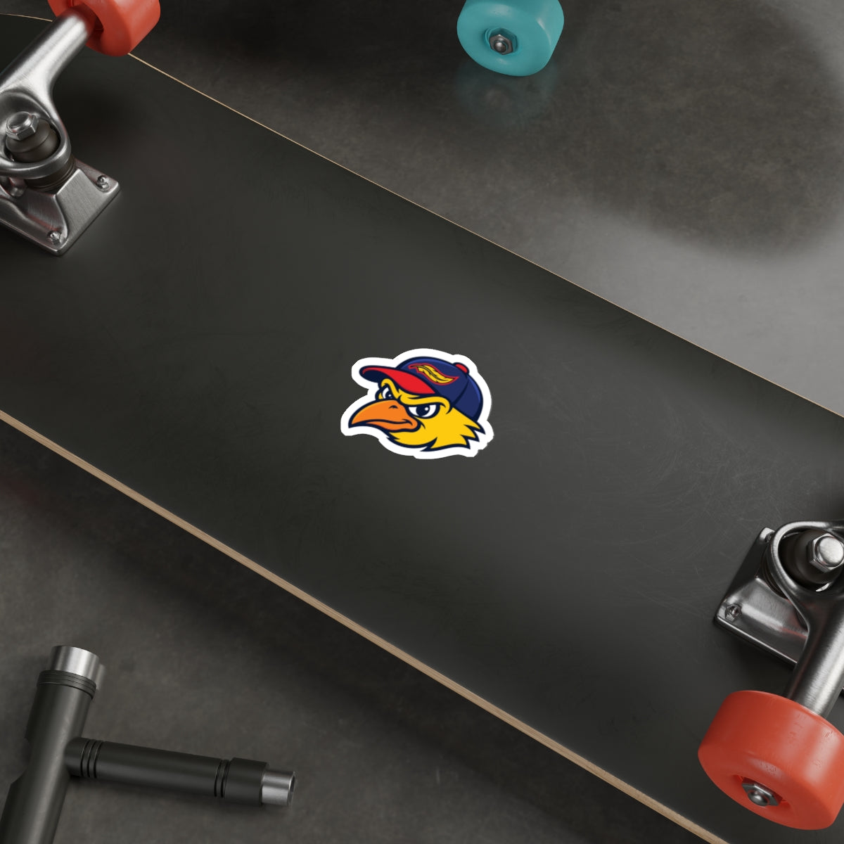 Mudhens Baseball Die Cut Stickers