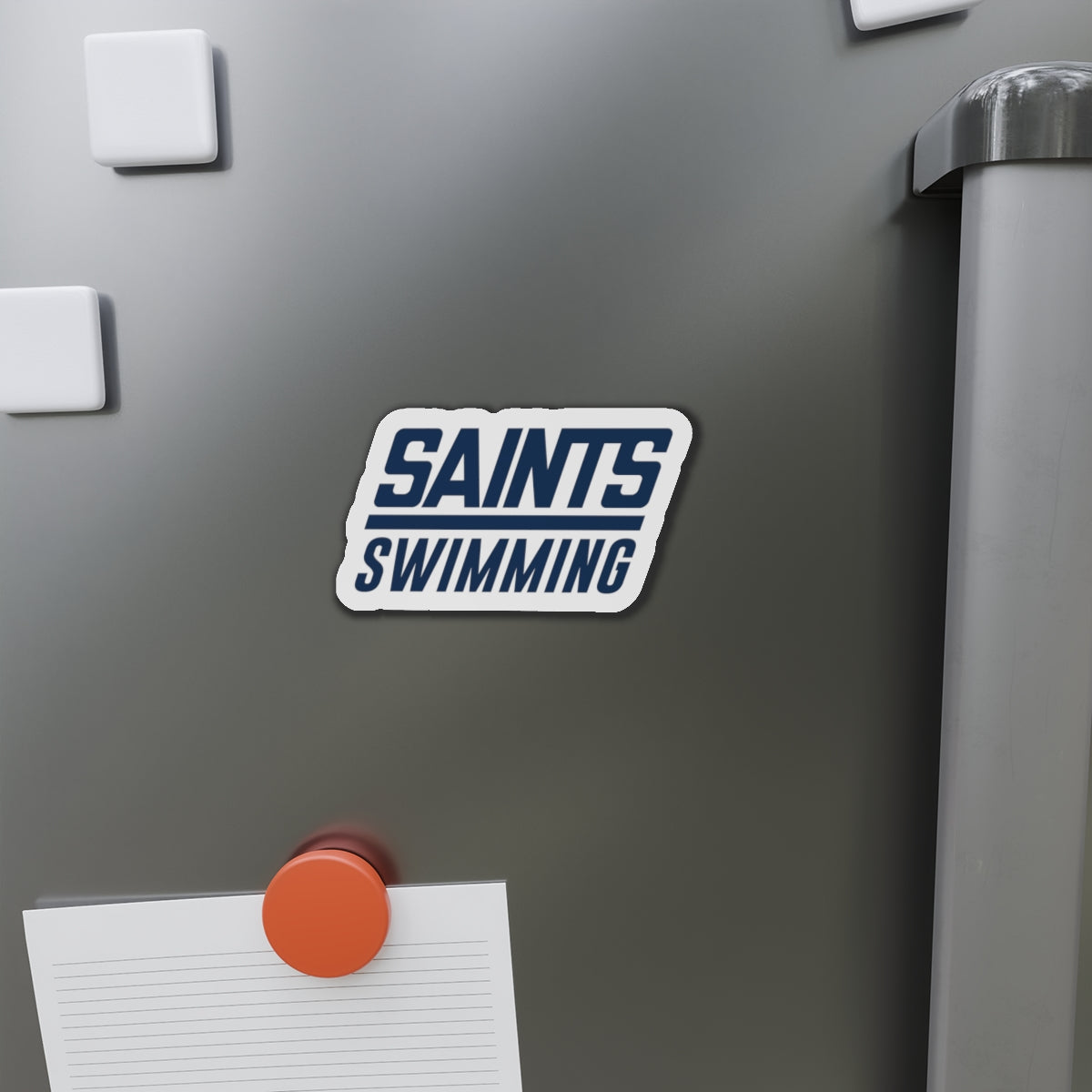 Saints Swimming Die-Cut Magnet