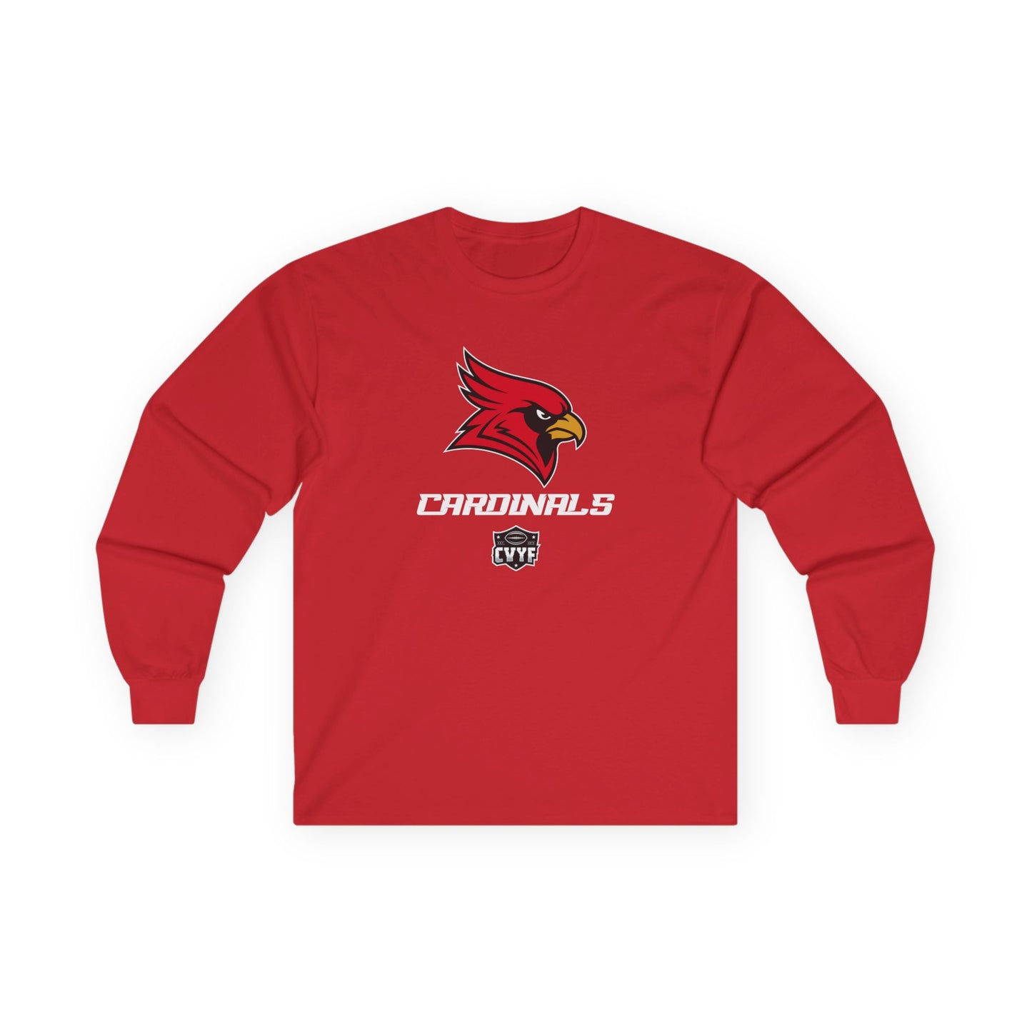 Adult Cardinals Gildan Ultra Cotton Long Sleeve
