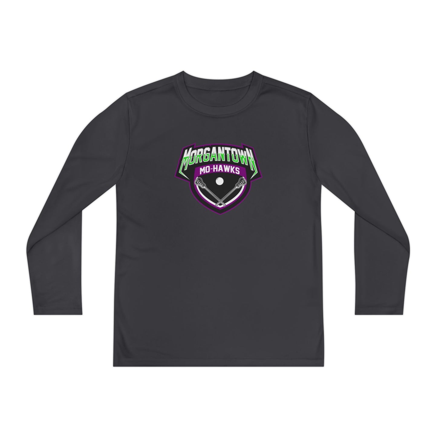 Youth Morgantown Lacrosse Sport-Tek Performance Long Sleeve Shirt