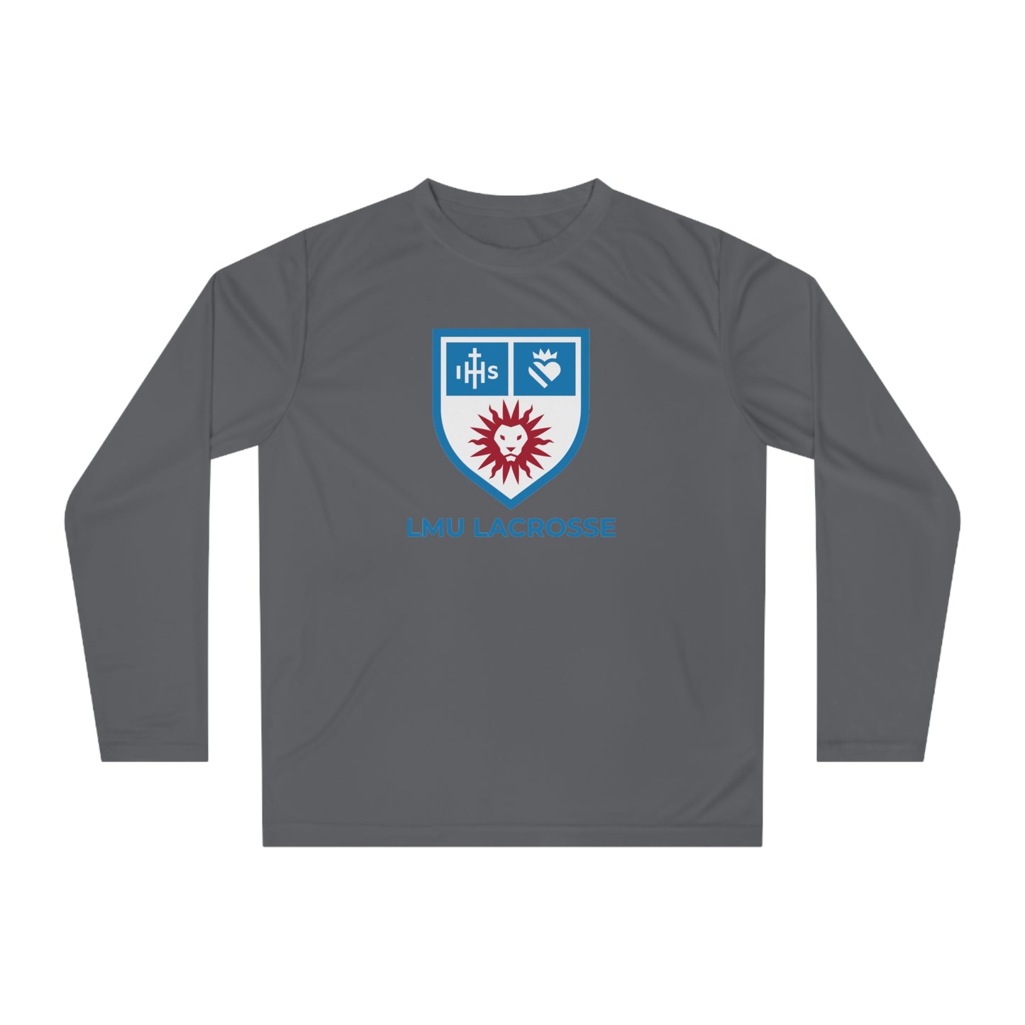 Adult LMU Lacrosse Team 365 Performance Long Sleeve