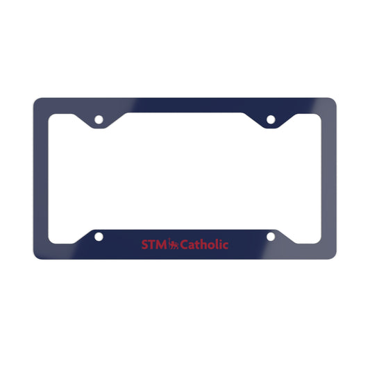 STM Catholic Spirit Metal License Plate Frame