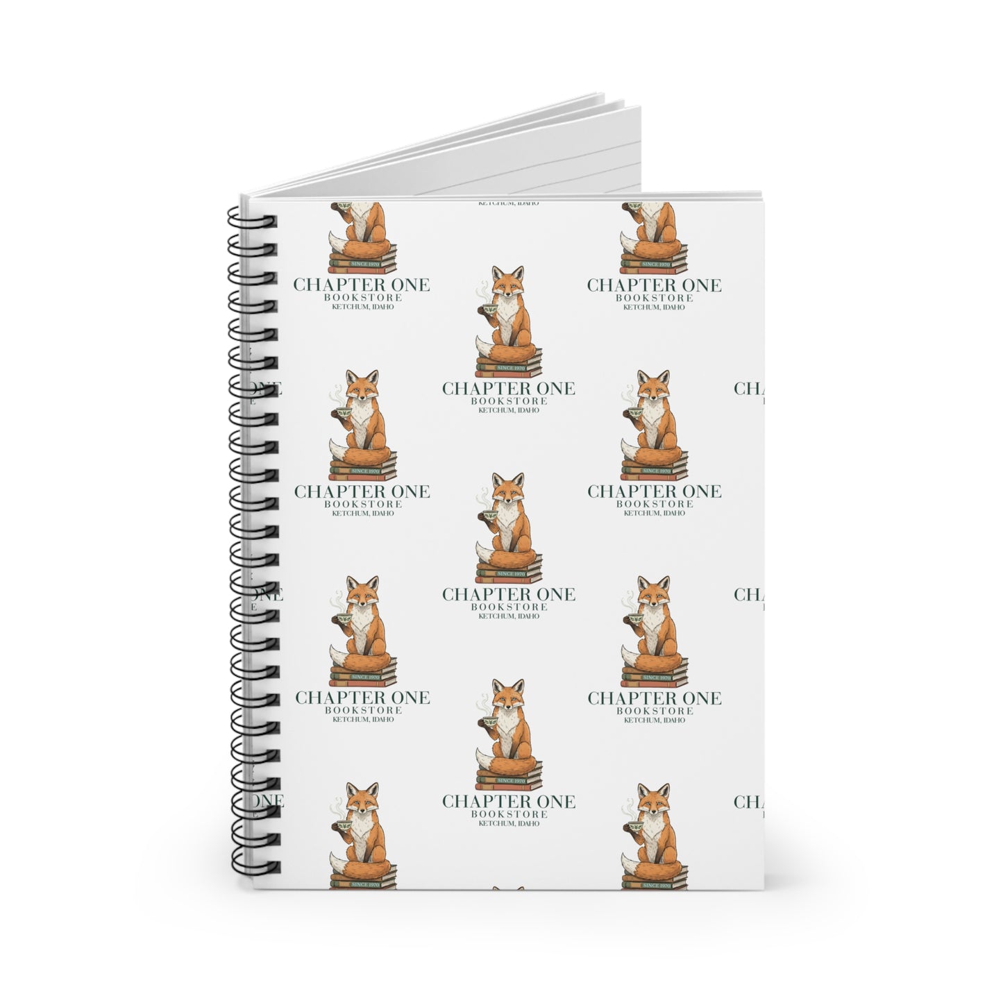 Chapter One Bookstore Spiral Notebook - Ruled Line  (8" x 6")