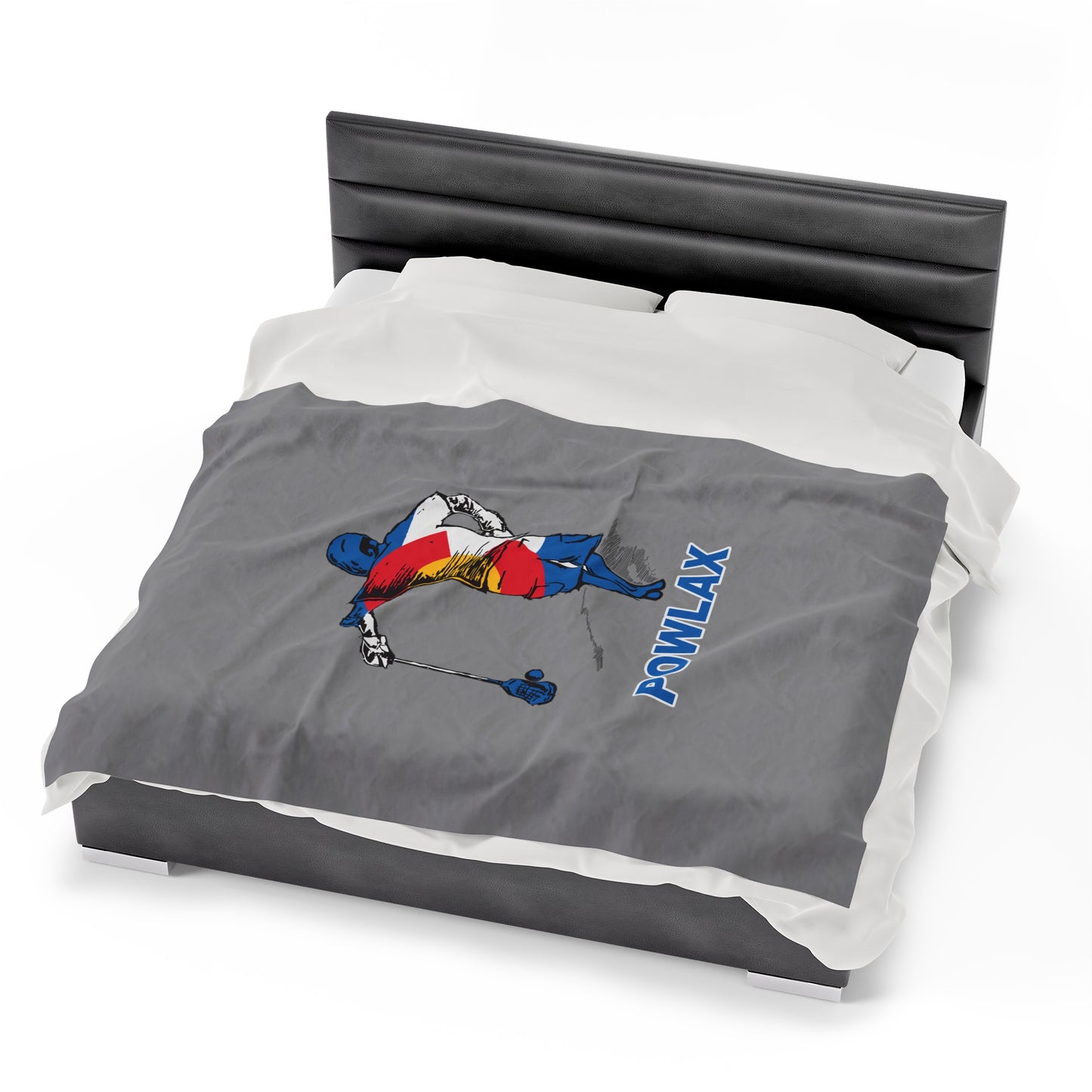 POWLAX Velveteen Plush Blanket