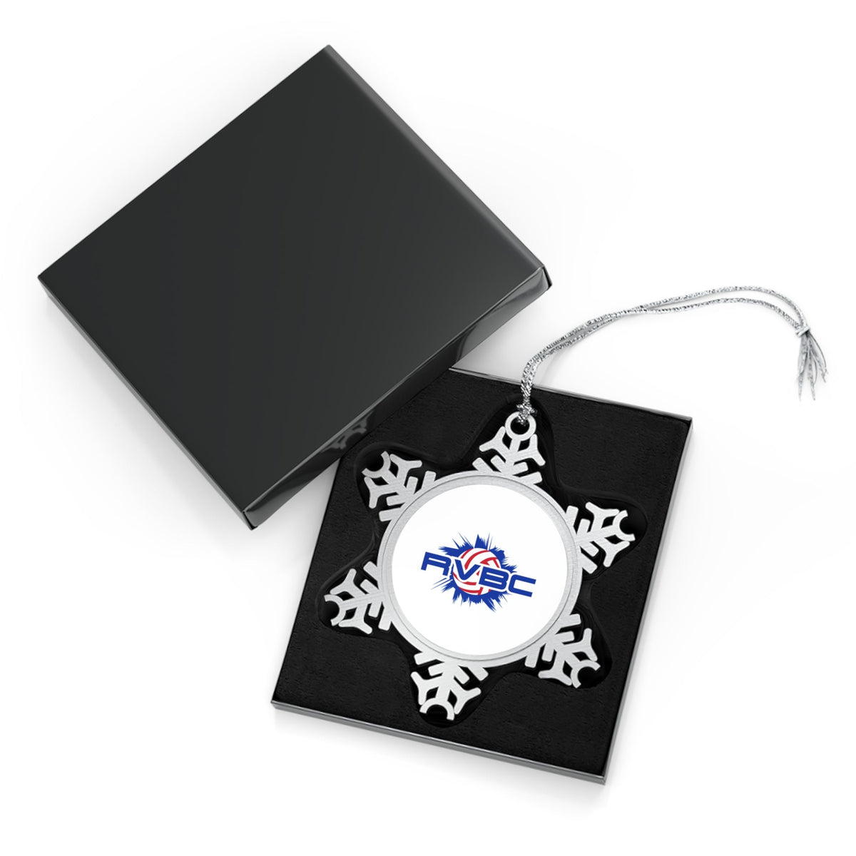 Ridgetop Volleyball Pewter Snowflake Ornament