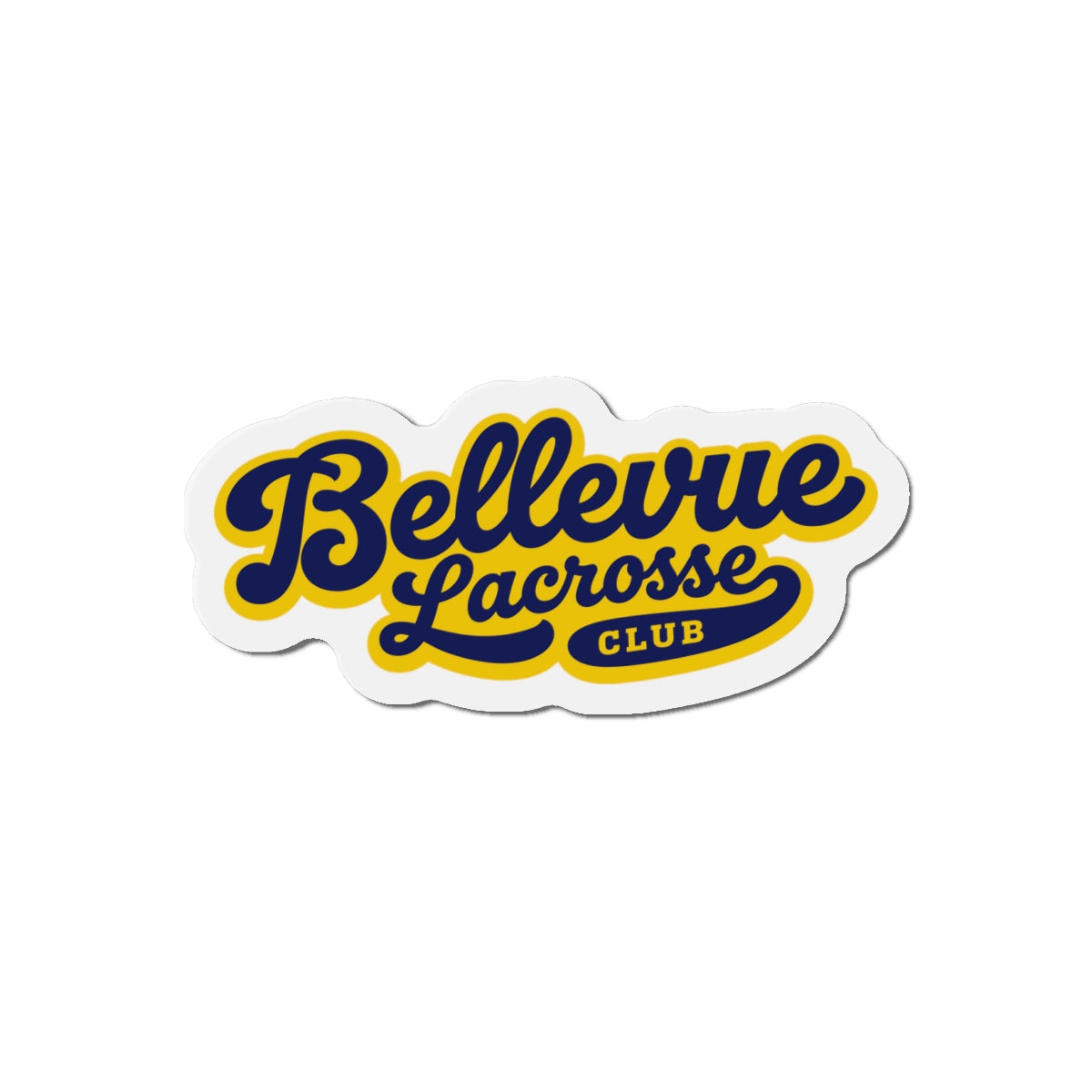 Bellevue Lacrosse Die-Cut Magnet