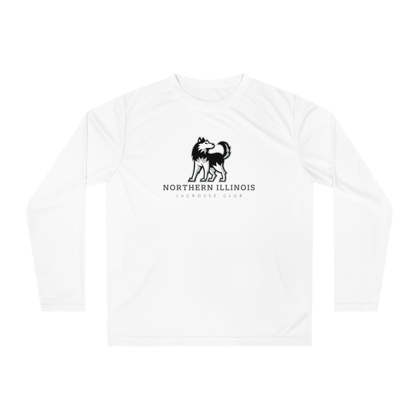 Adult NIU Lacrosse Team 365 Performance Long Sleeve