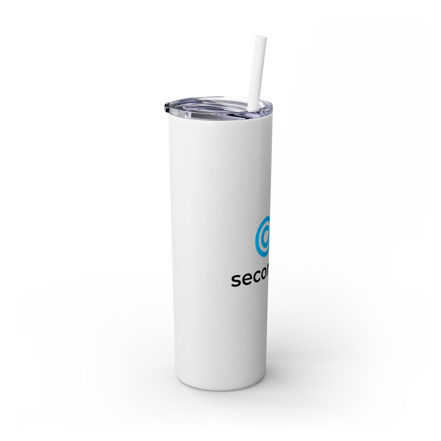 Secondslide Skinny Tumbler w/ Straw 20oz