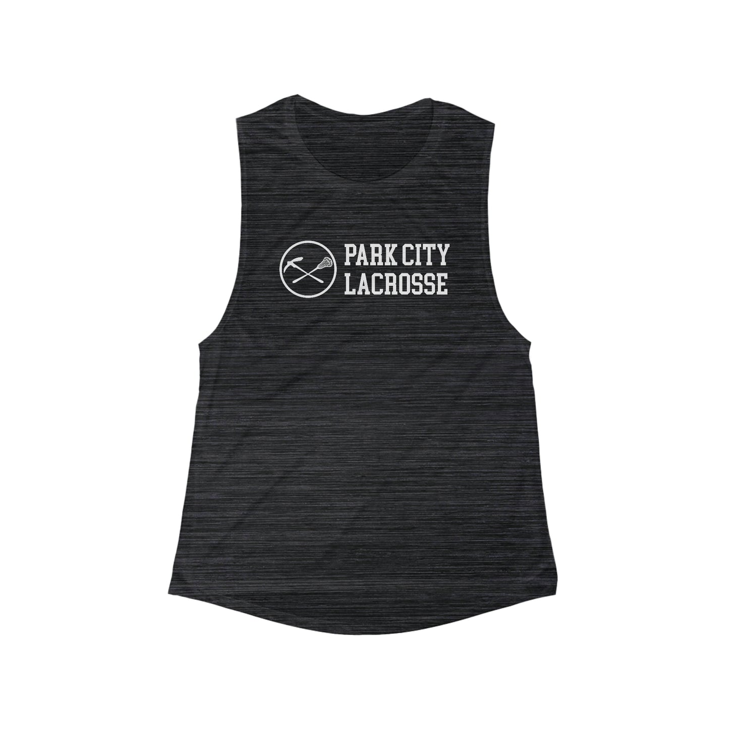 Women's PCHS Girls Lacrosse Bella + Canvas Flowy Scoop Sport Tank
