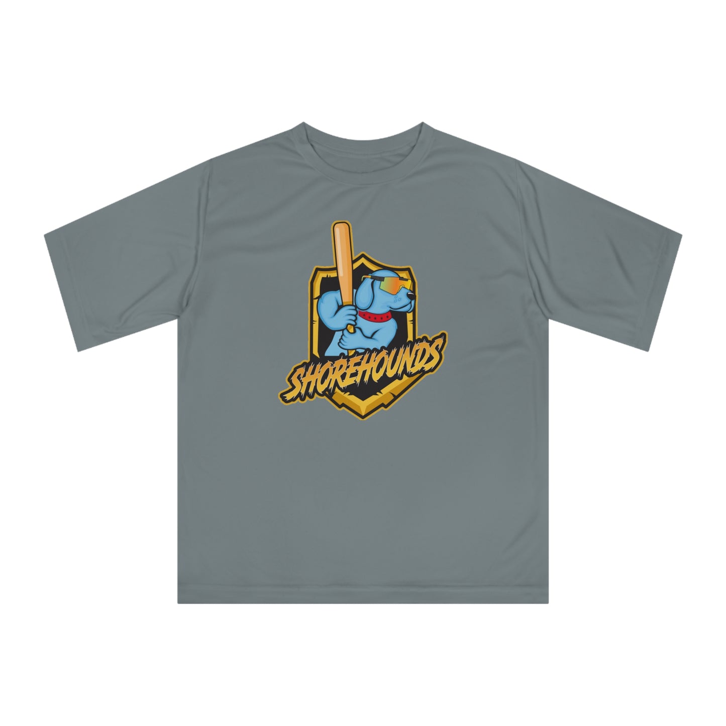 Adult Shorehounds Softball Team 365 Zone Performance T-shirt