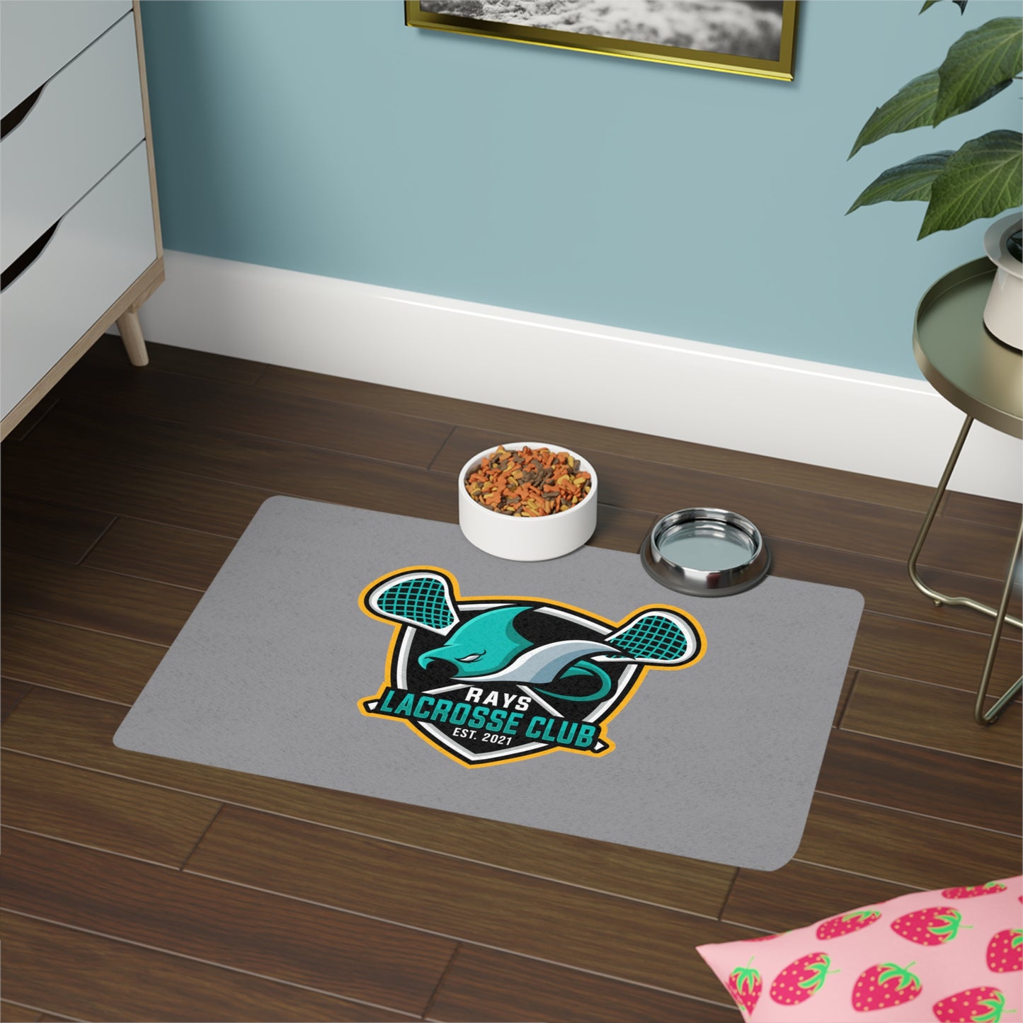 Rays Lacrosse Pet Food Mat (12"x18")