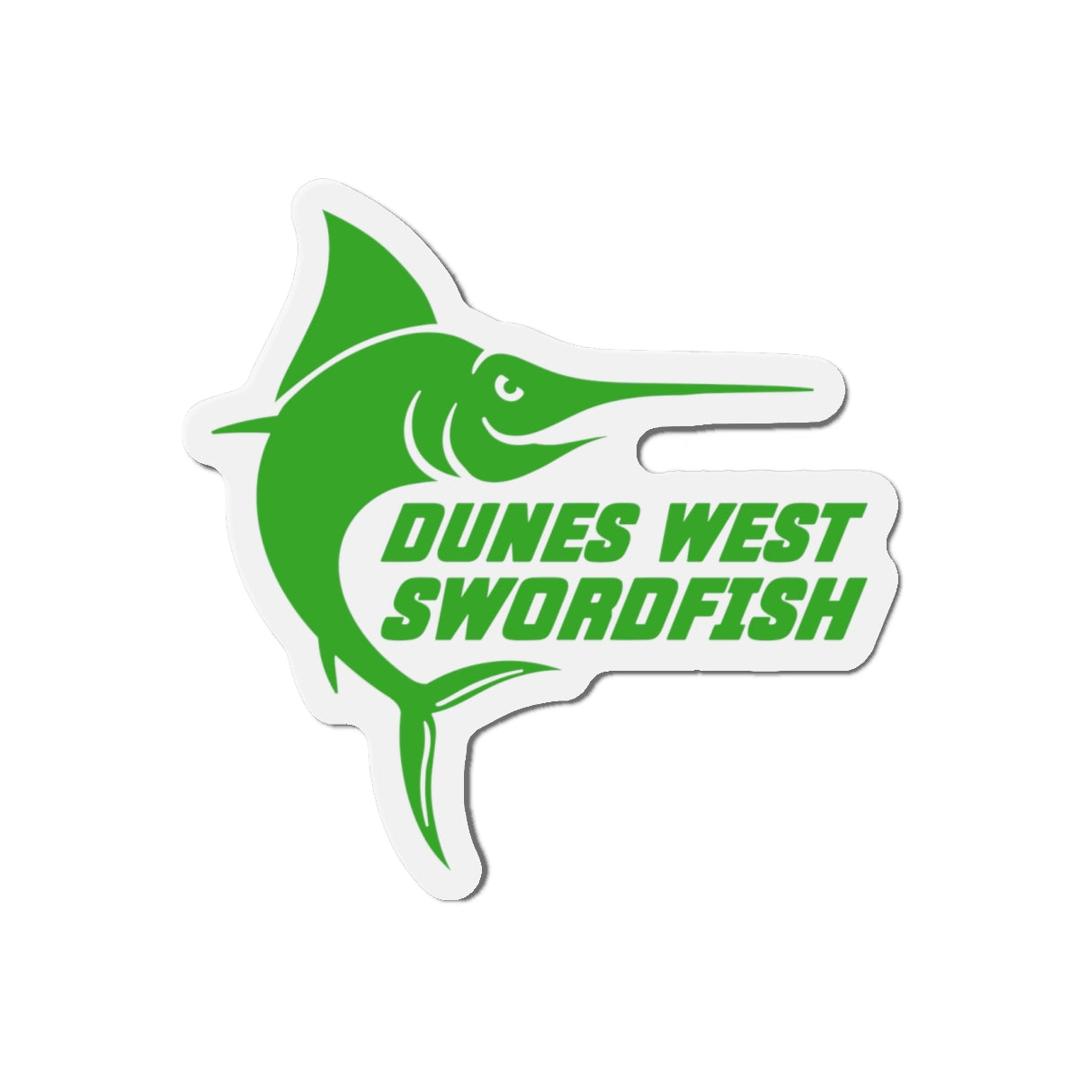 Dunes West Swim Die-Cut Magnet