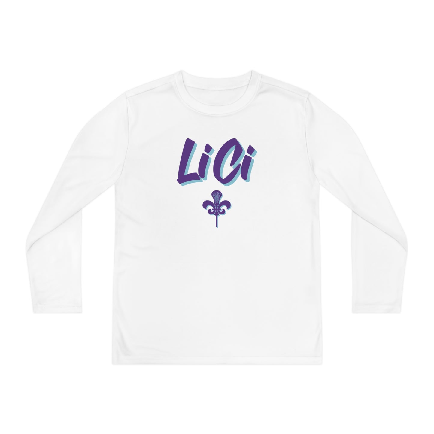 Youth Lilac City Lacrosse Sport-Tek Performance Long Sleeve