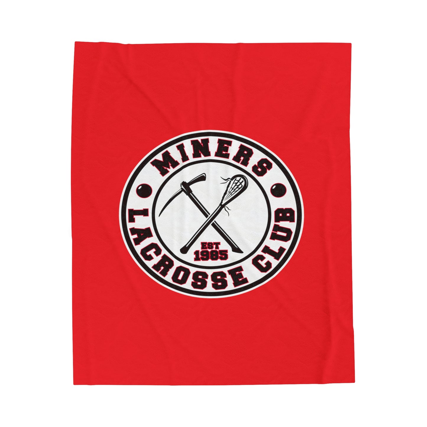 Edmonton Miners Velveteen Plush Blanket