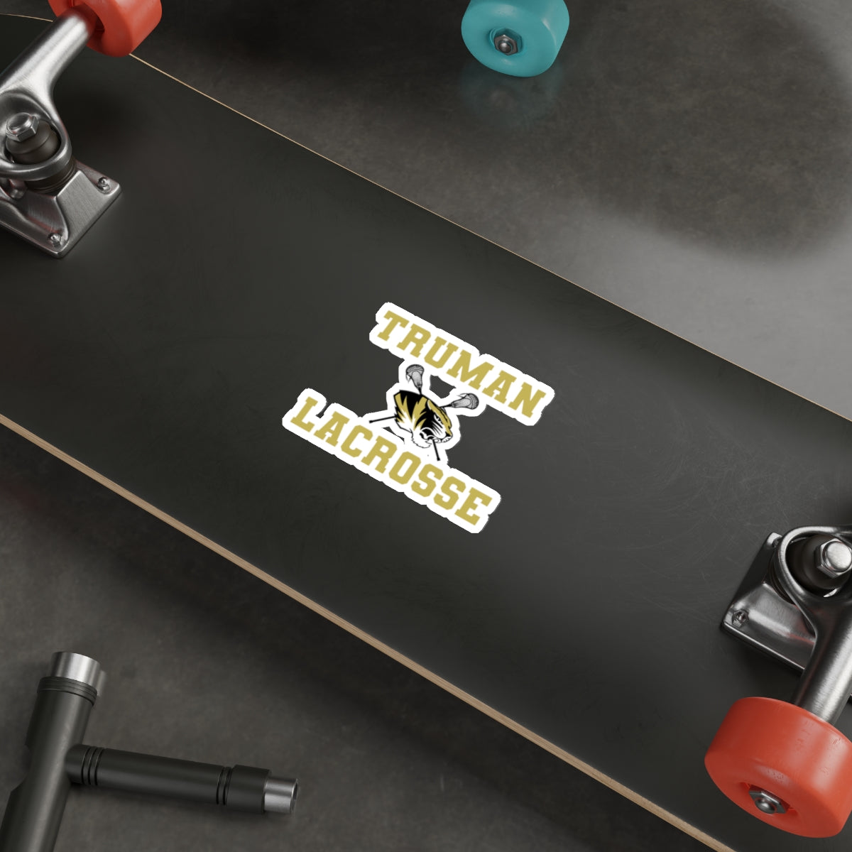 Truman Lacrosse Die-Cut Stickers