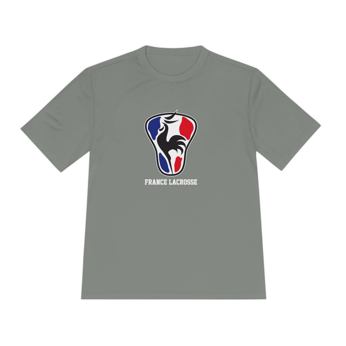 Adult France Lacrosse Sport-Tek Performance T-Shirt