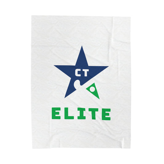 CT Elite Hockey Club Velveteen Plush Blanket