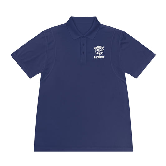 Adult Evergreen Cougars Lacrosse Sport-Tek Performance Polo
