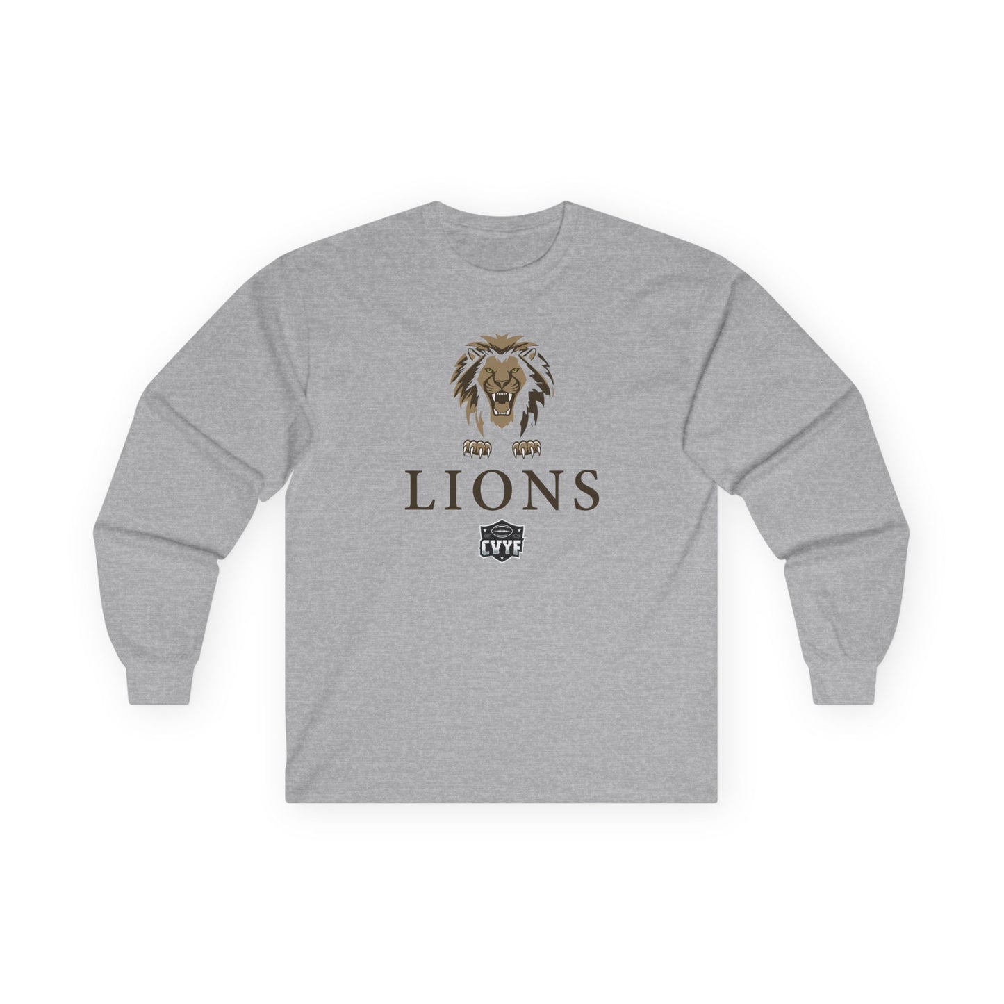 Adult Lions Gildan Ultra Cotton Long Sleeve