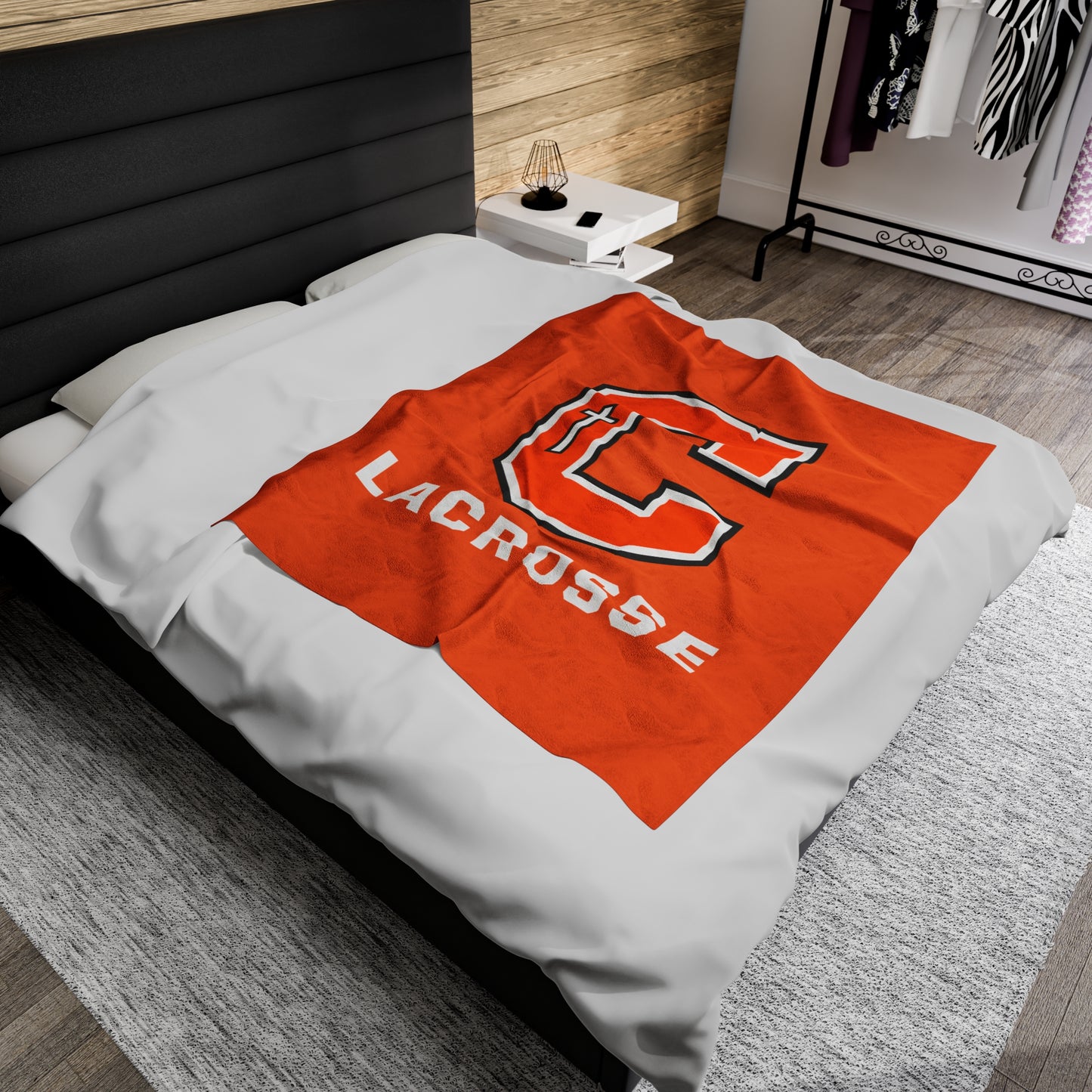 CHS Lacrosse Velveteen Plush Blanket