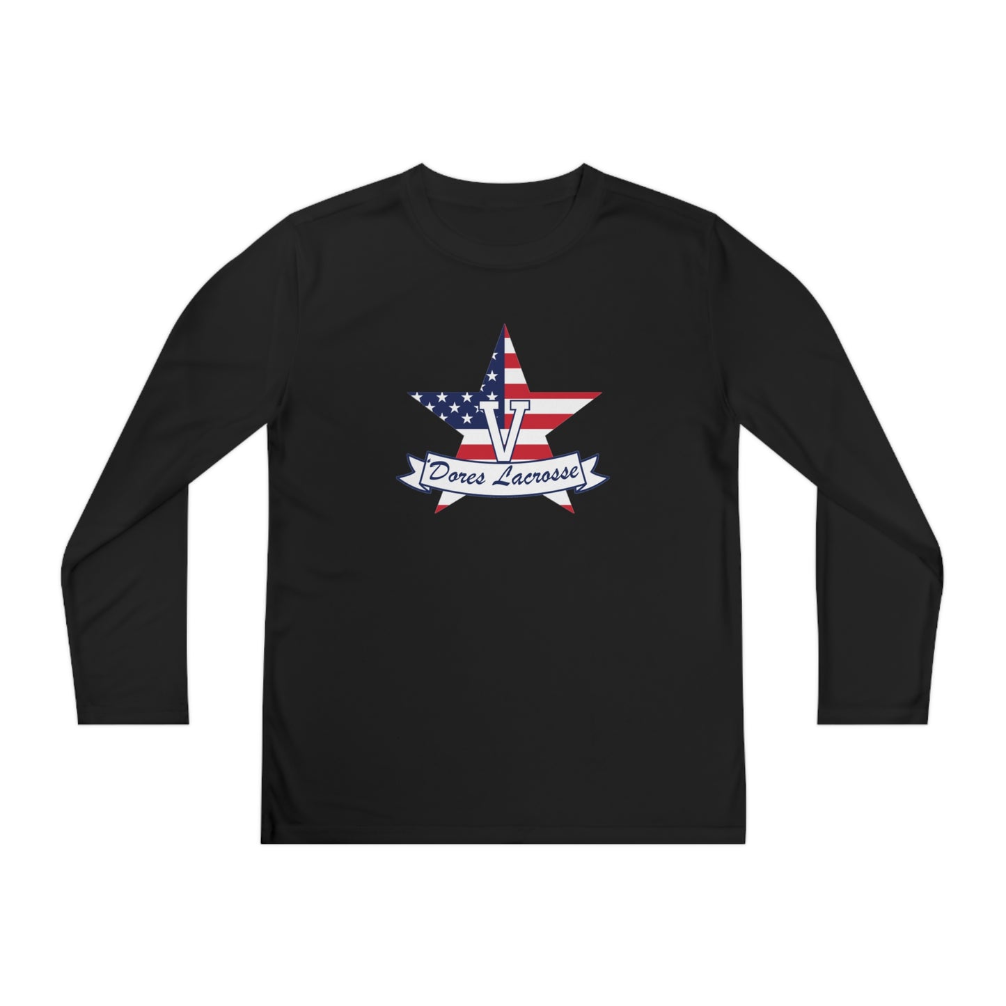 Youth Commodores Lacrosse Club Sport-Tek Performance Long Sleeve