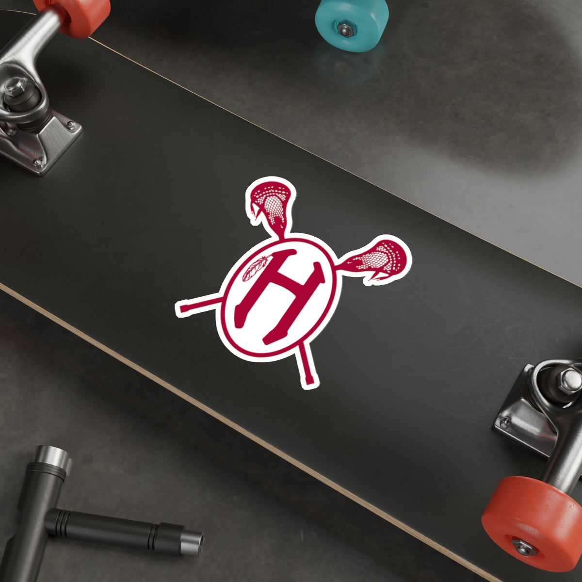 Hoboken Lacrosse Die-Cut Sticker