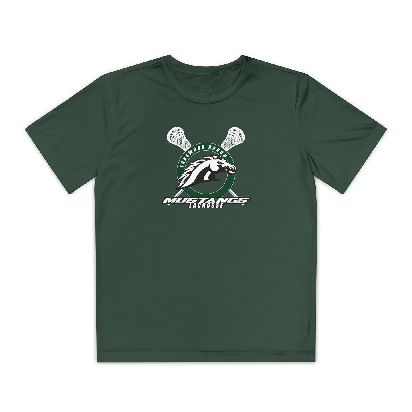 Youth Mustangs Lacrosse Sport-Tek Performance T-Shirt