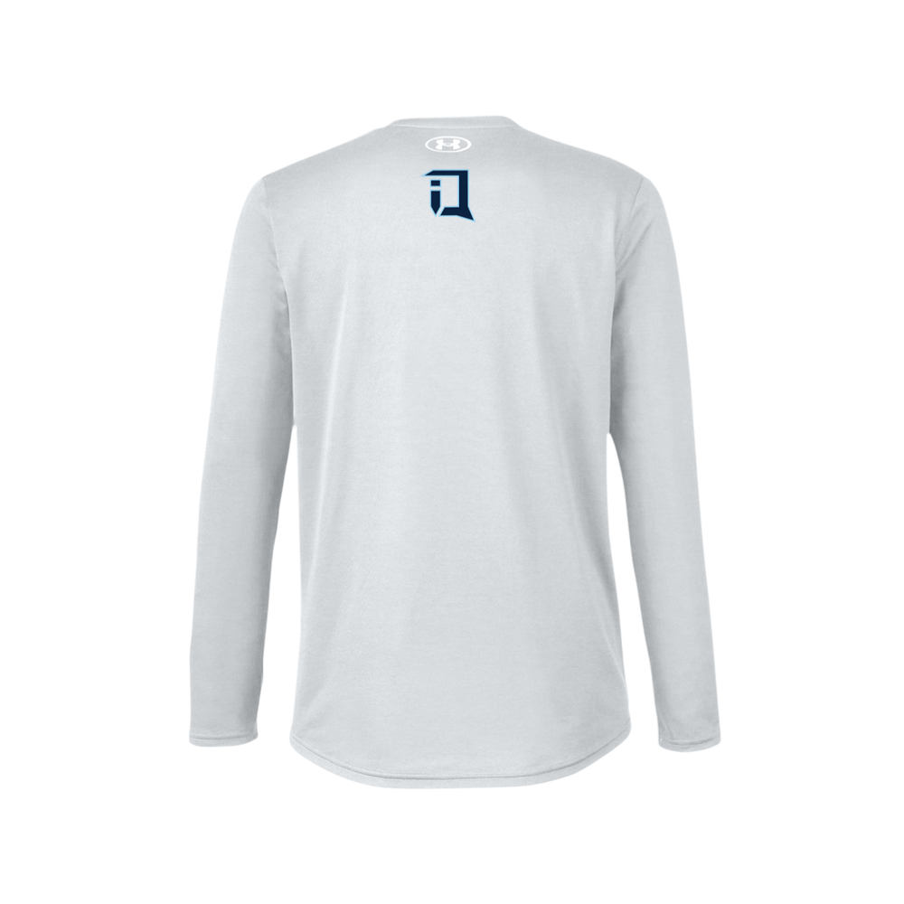 Under Armour LS Shirt B (Navy Logo)