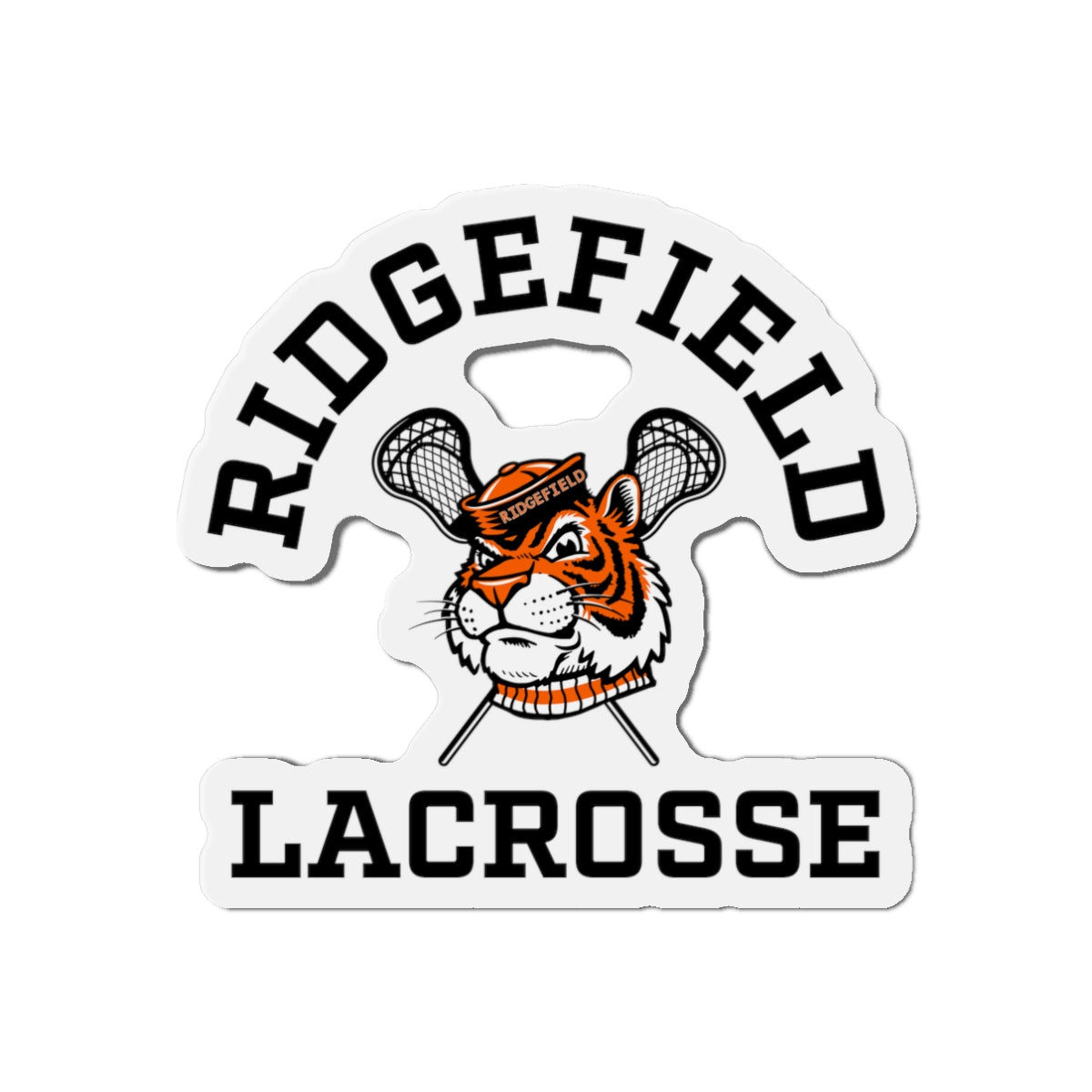 Ridgefield Lacrosse Die-Cut Magnet