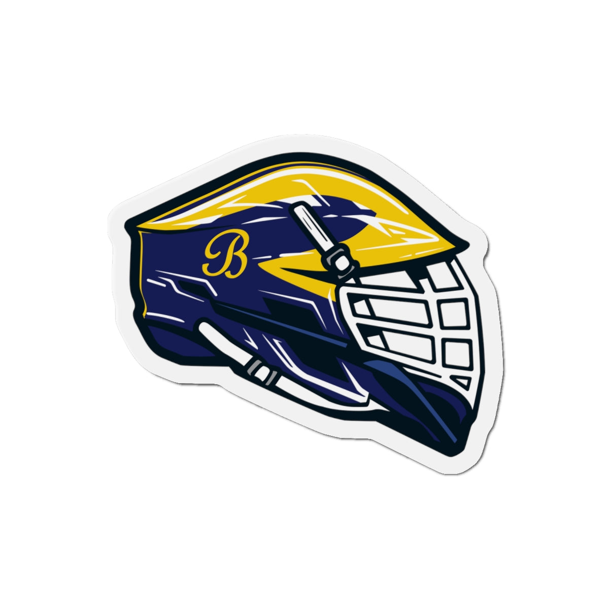 Bellevue Lacrosse Die-Cut Magnet