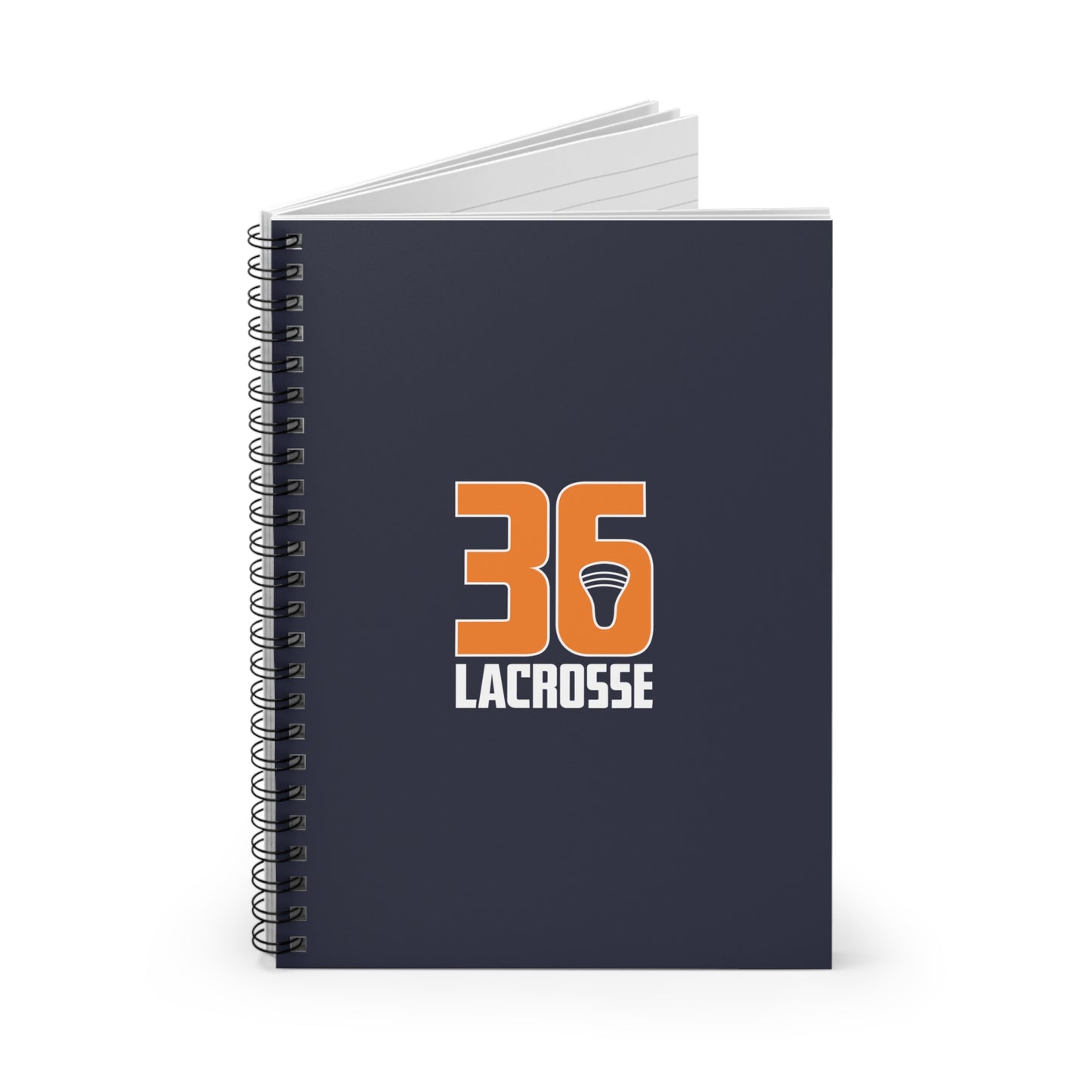 Team36 Lacrosse Spiral Notebook - Ruled Line (8" x 6")