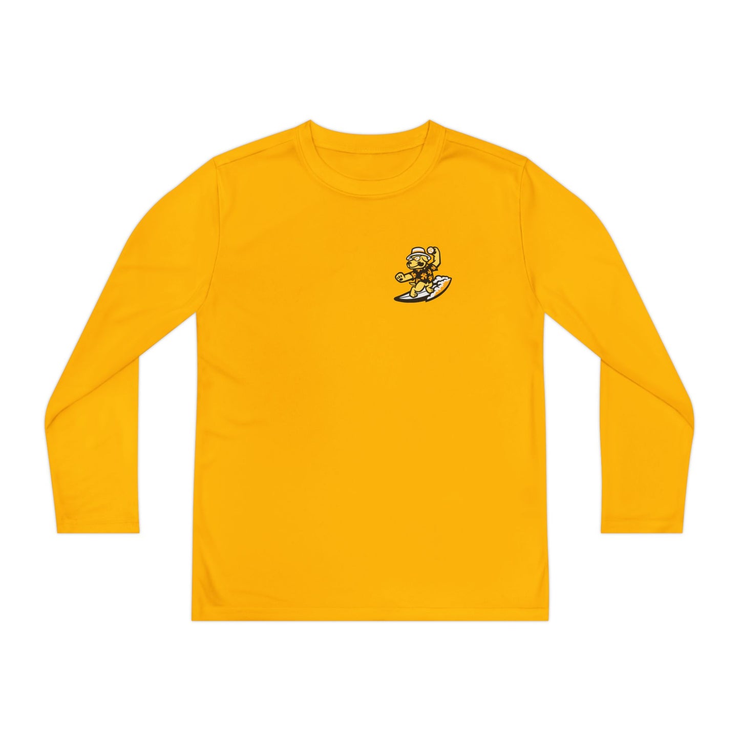 Youth YouthGold Sport-Tek Performance Long Sleeve Shirt