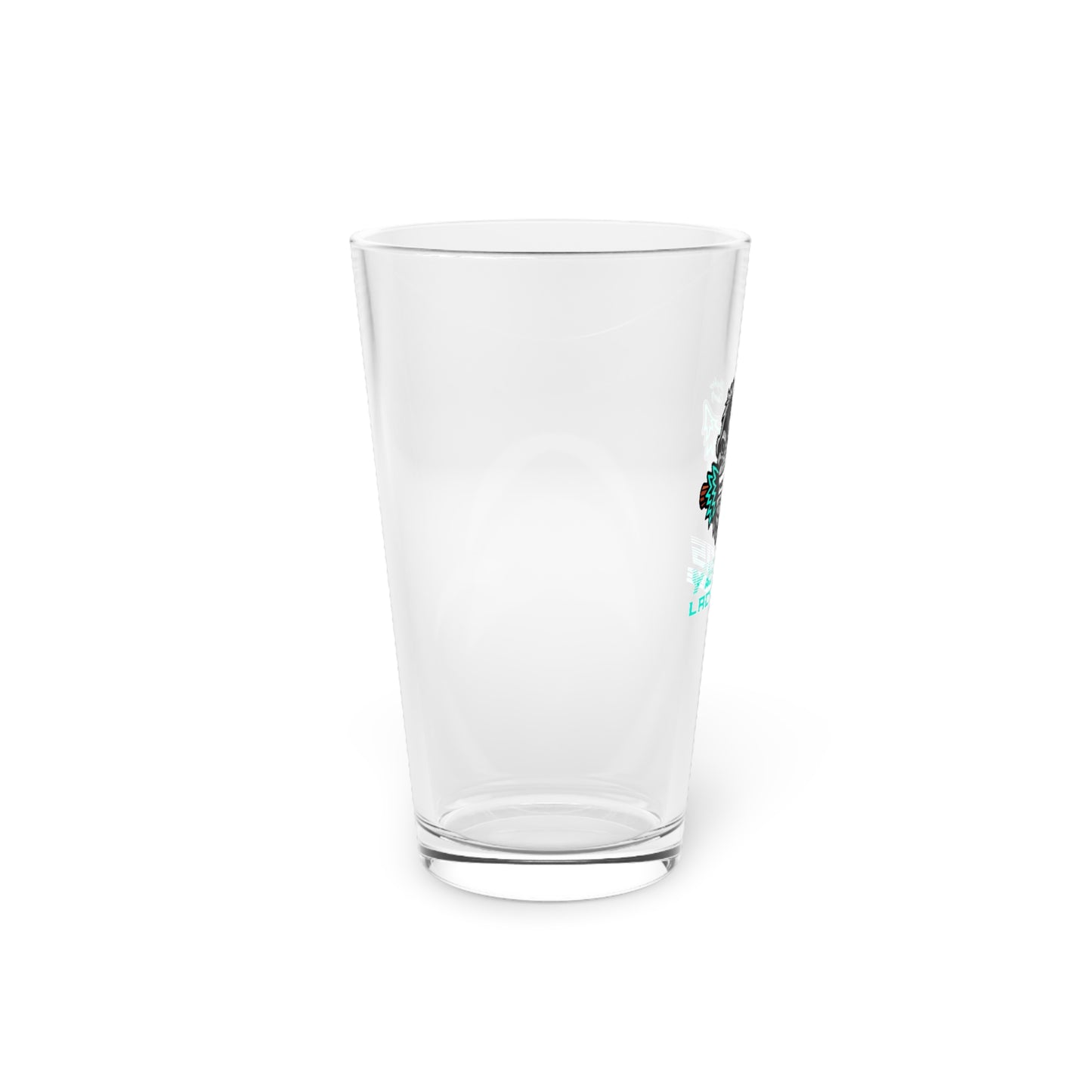 Slaughter County Yetis Lacrosse Pint Glass