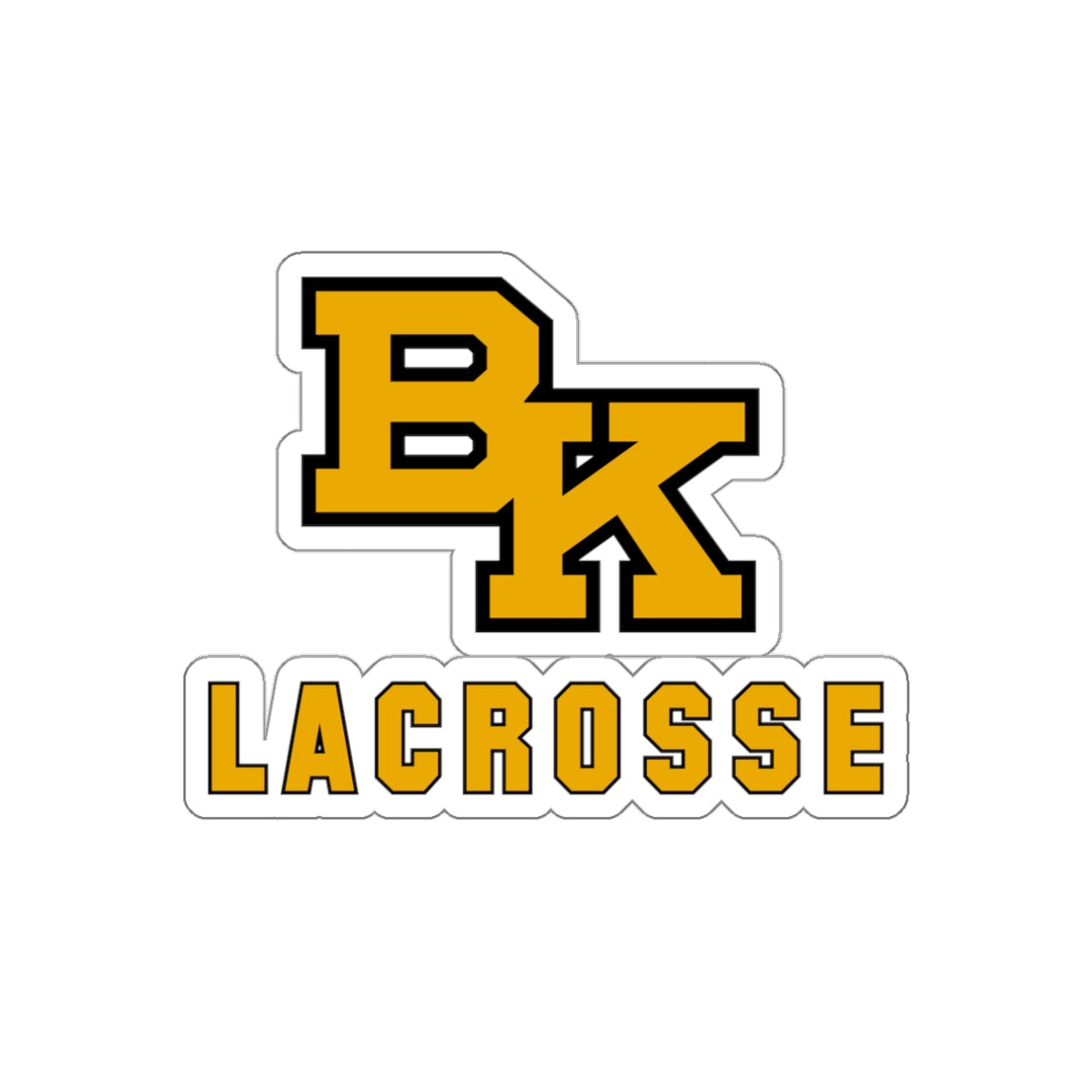 Bishop Kelly Lacrosse Die-Cut Sticker