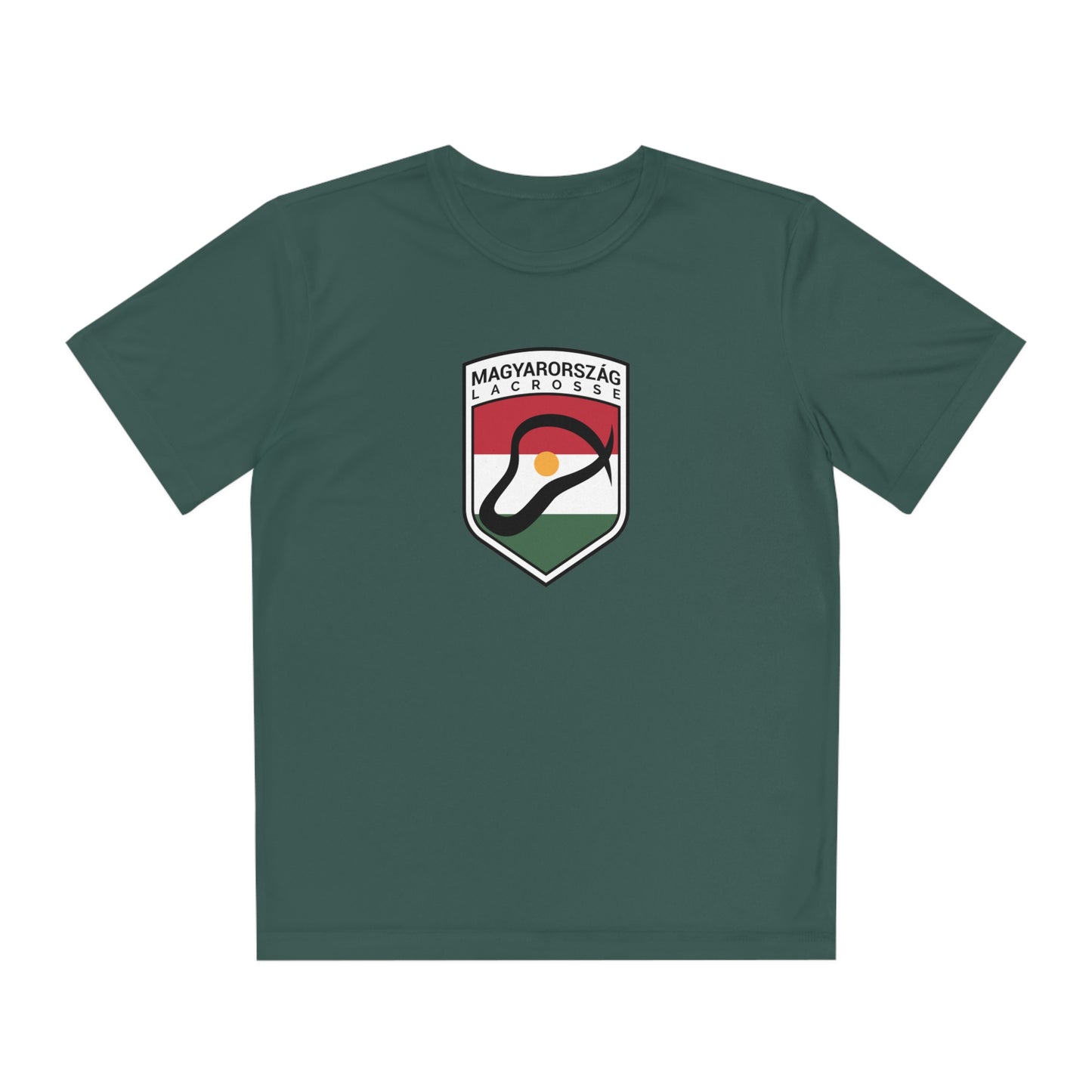Youth Hungary Lacrosse Sport-Tek Performance Tee