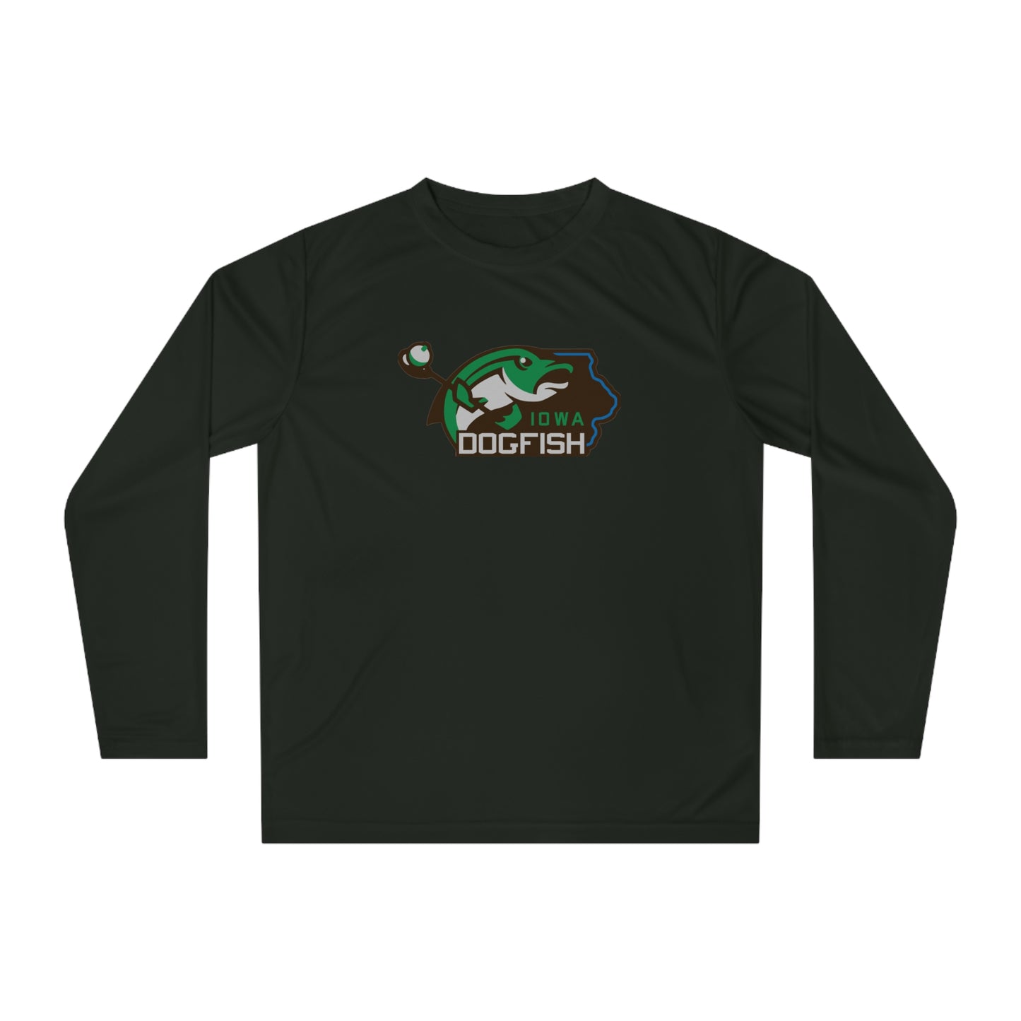 Adult Iowa Dogfish Team 365 Performance Long Sleeve Shirt