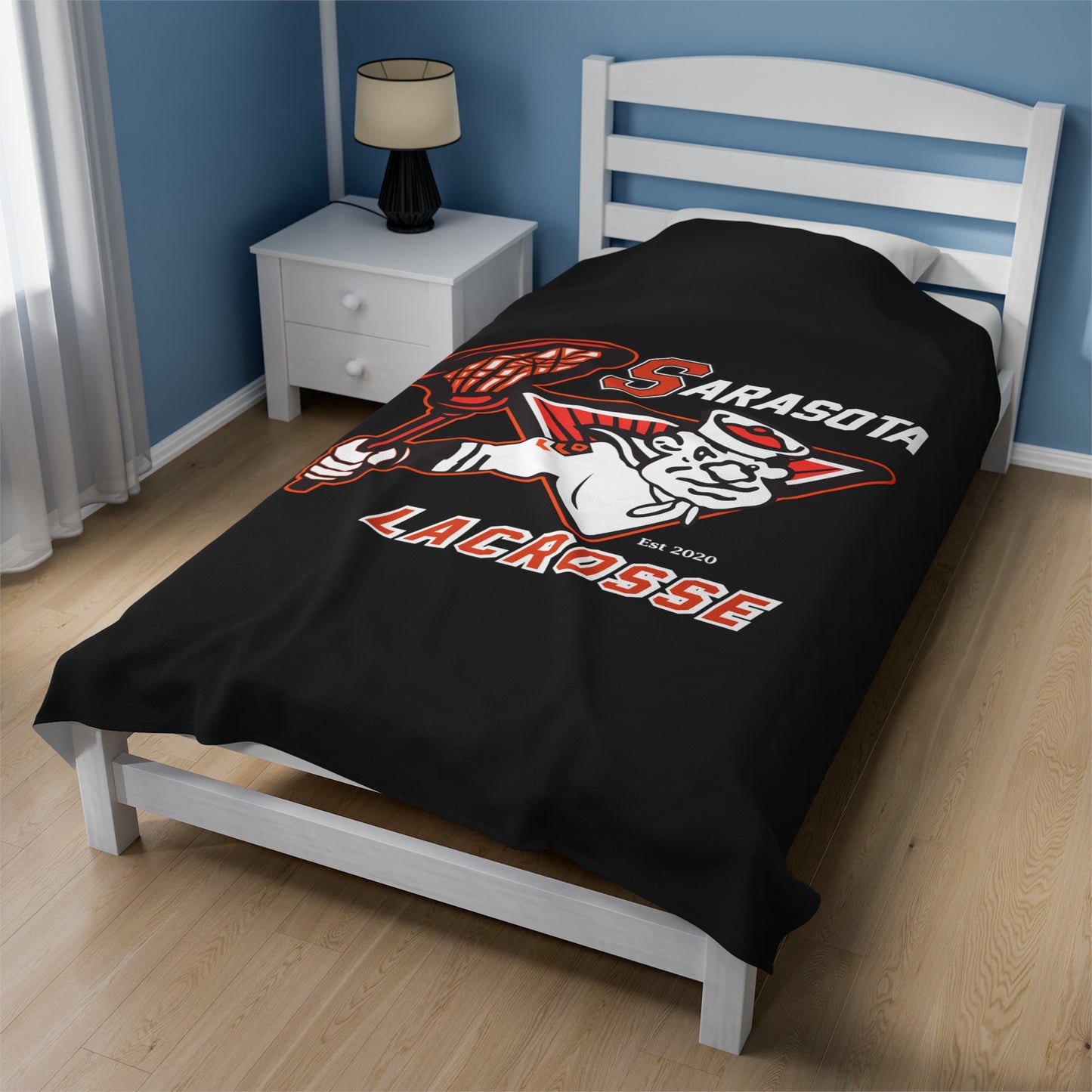 Sailors Lax Velveteen Plush Blanket