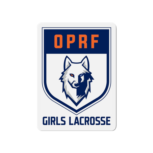 OPRF Lacrosse Corner Die-Cut Magnets