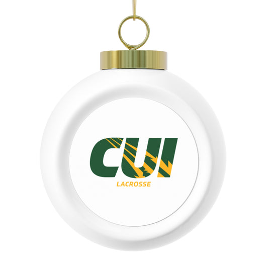 CUI Lacrosse Christmas Ball Ornament