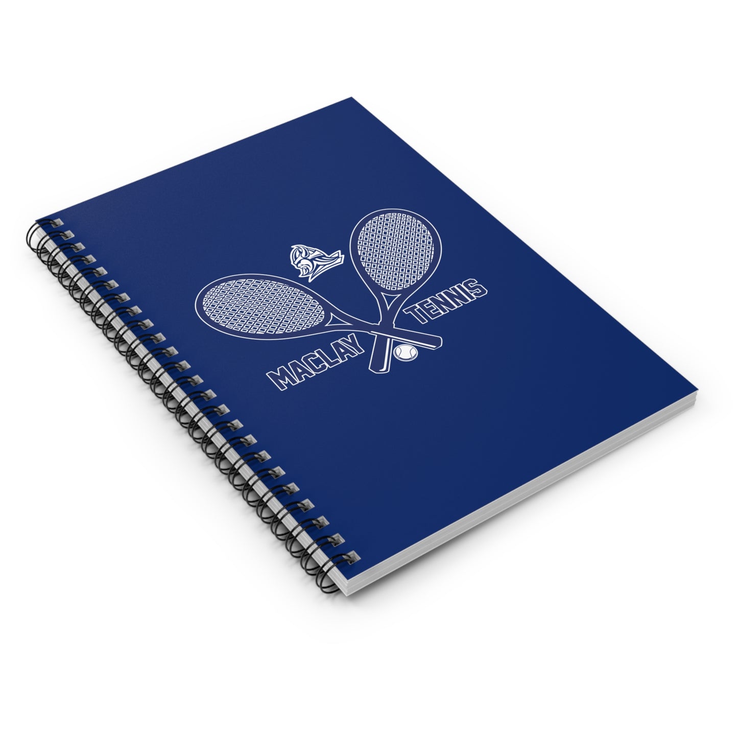 Maclay Tennis Spiral Notebook - Ruled Line (8" x 6")