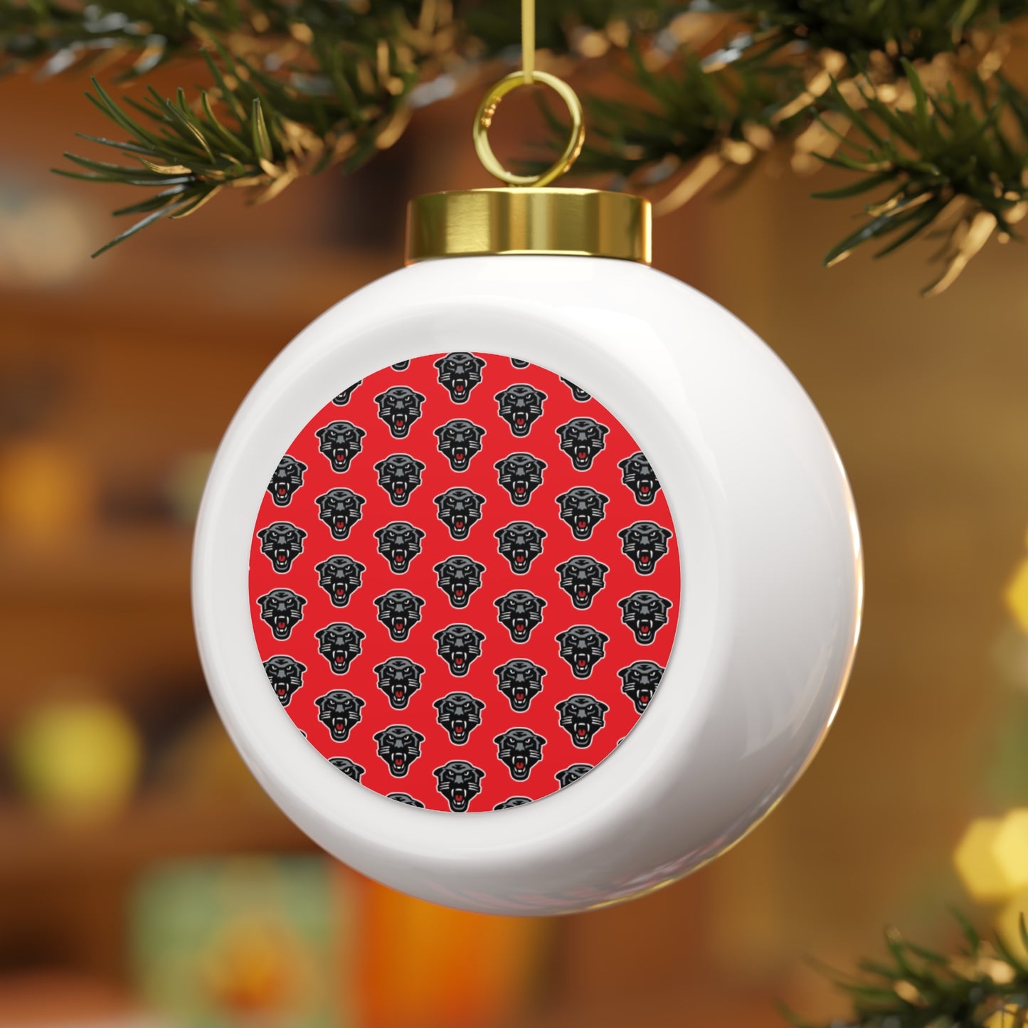 Drury Lacrosse Christmas Ball Ornament