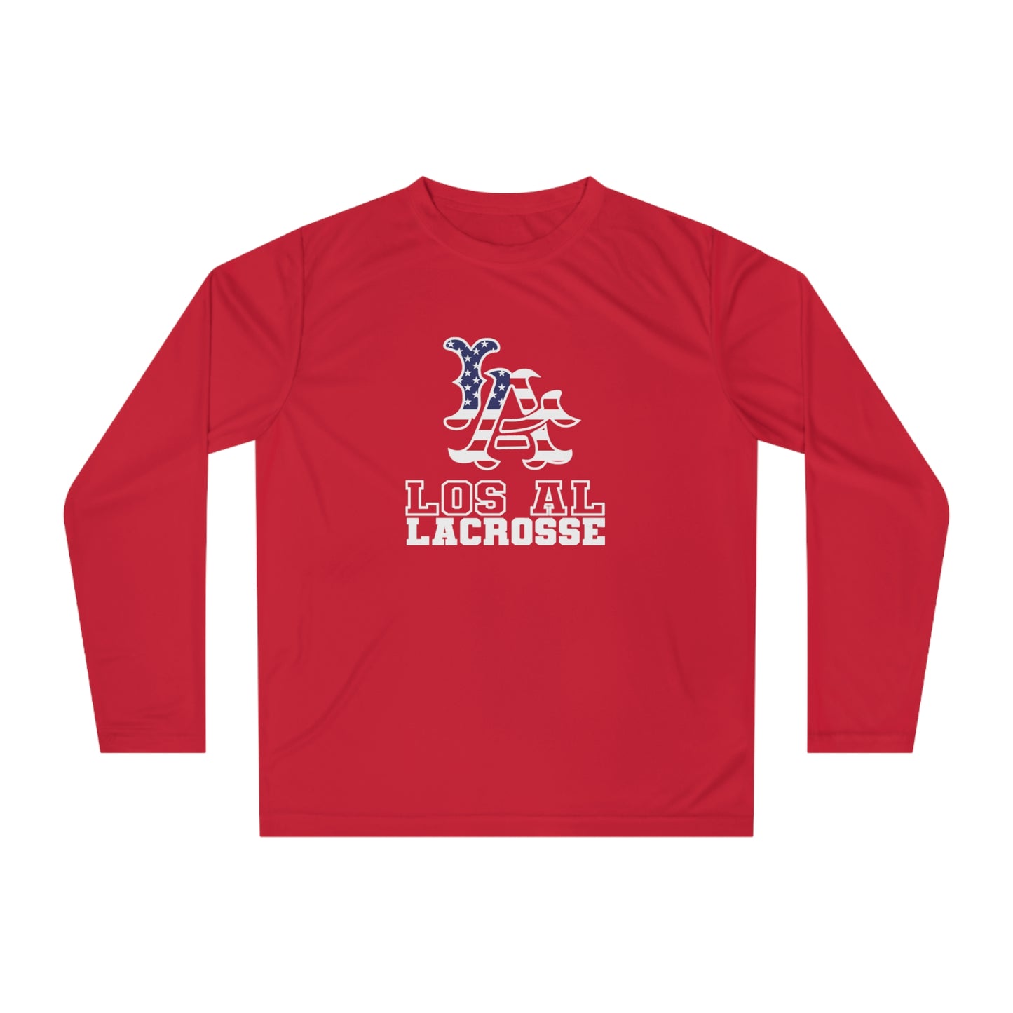 Adult Los Al Lacrosse Team 365 Performance Long Sleeve Shirt