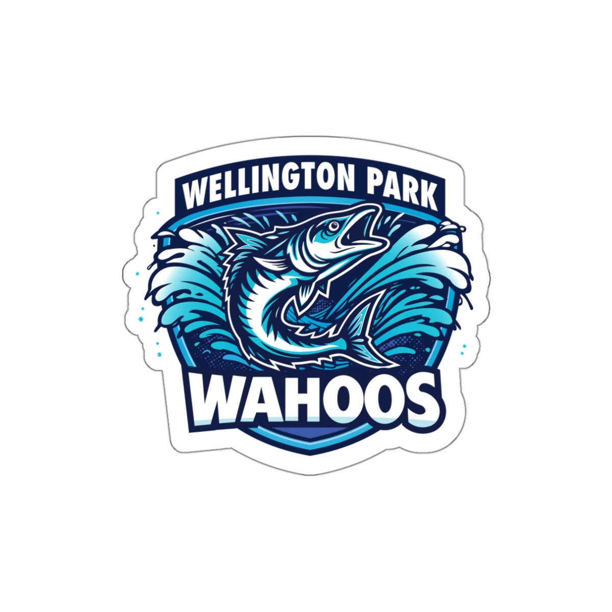 Wellington Park Wahoos Die-Cut Sticker