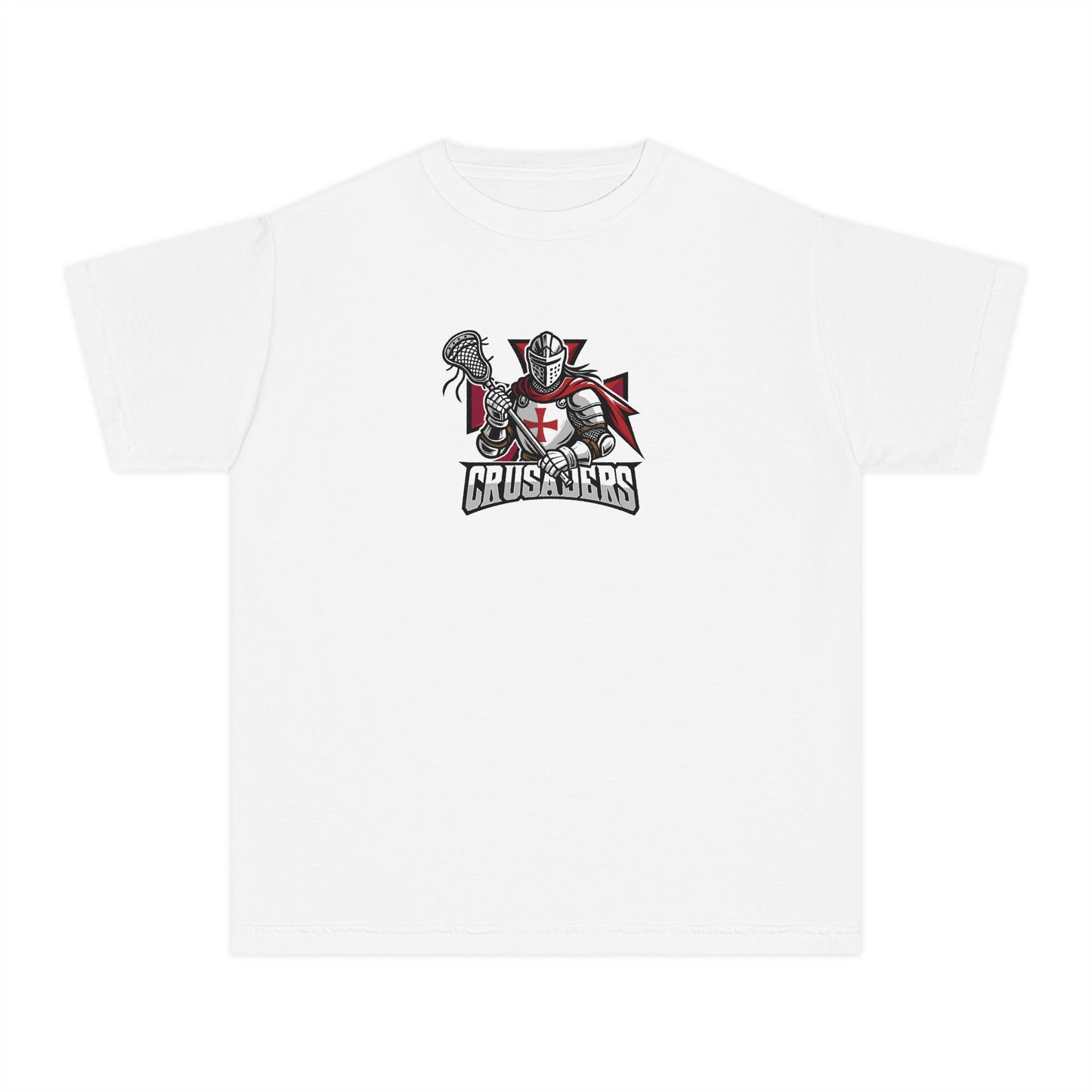 Youth Rexburg Crusaders Lacrosse Comfort Colors Garment Dyed T-Shirt